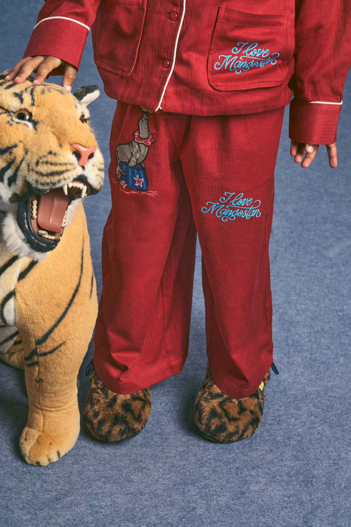 CIRCUS PANTS BURGUNDY