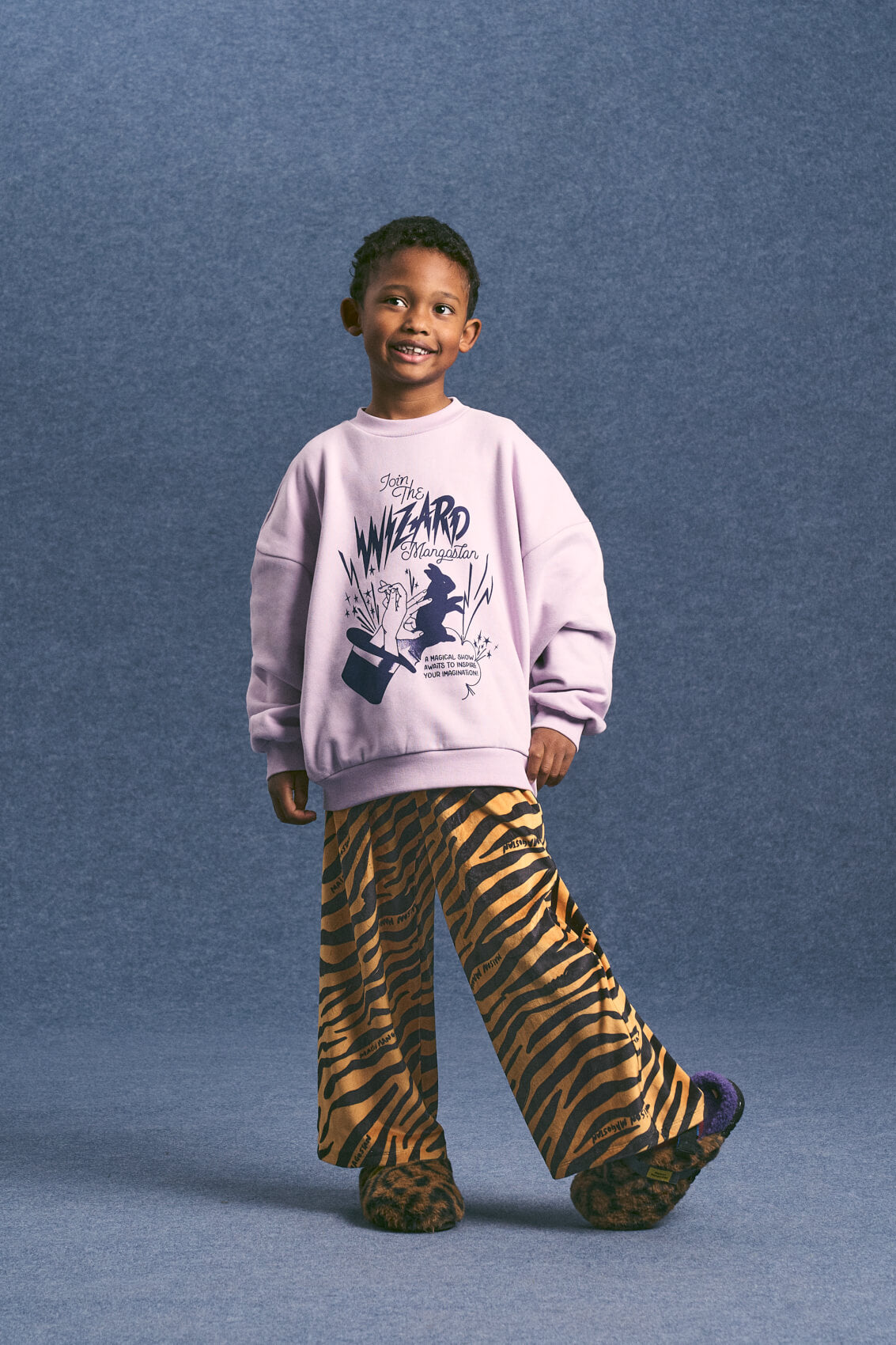 TIGER VELVET TROUSERS CURRY