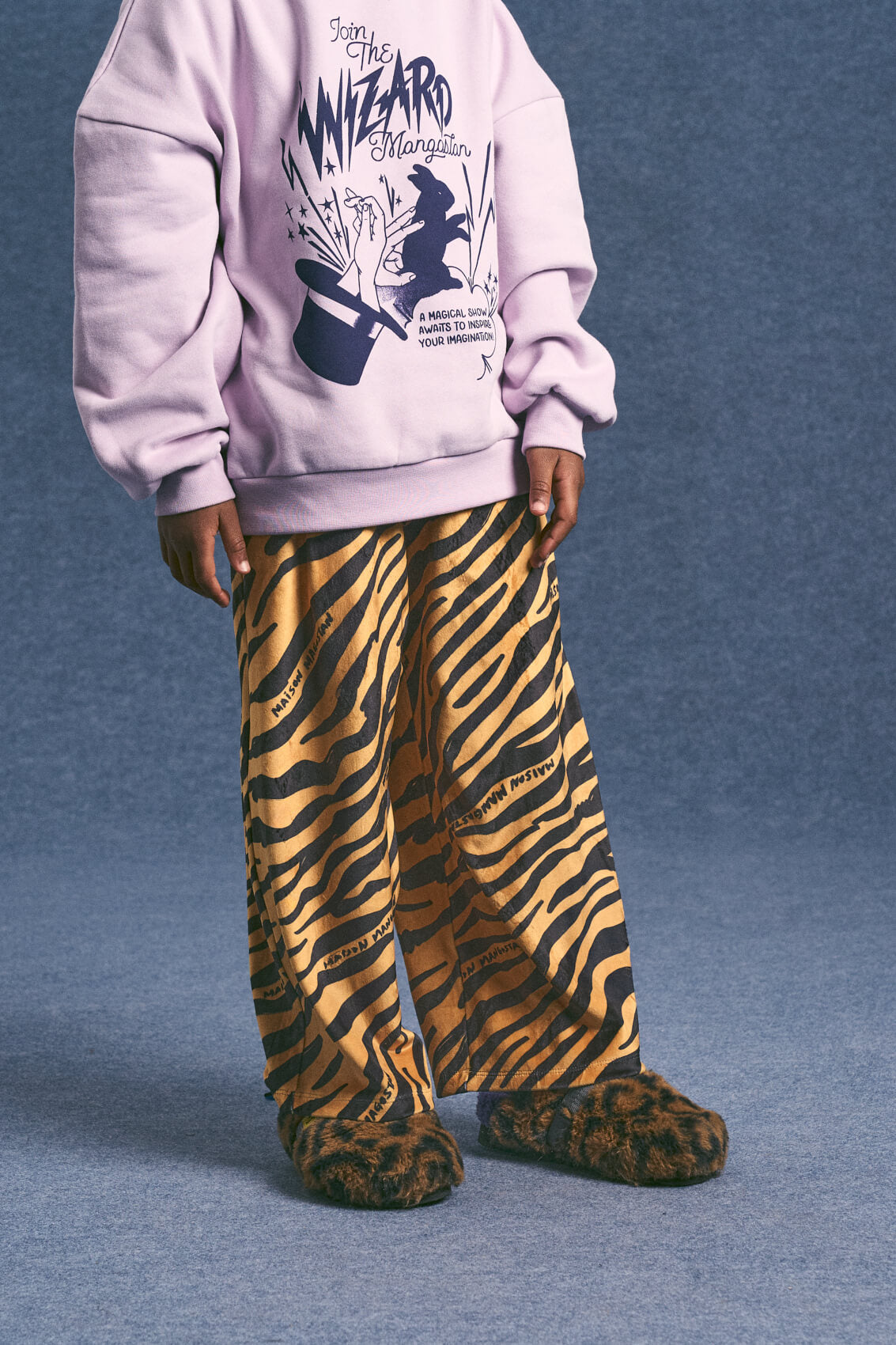 TIGER VELVET TROUSERS CURRY