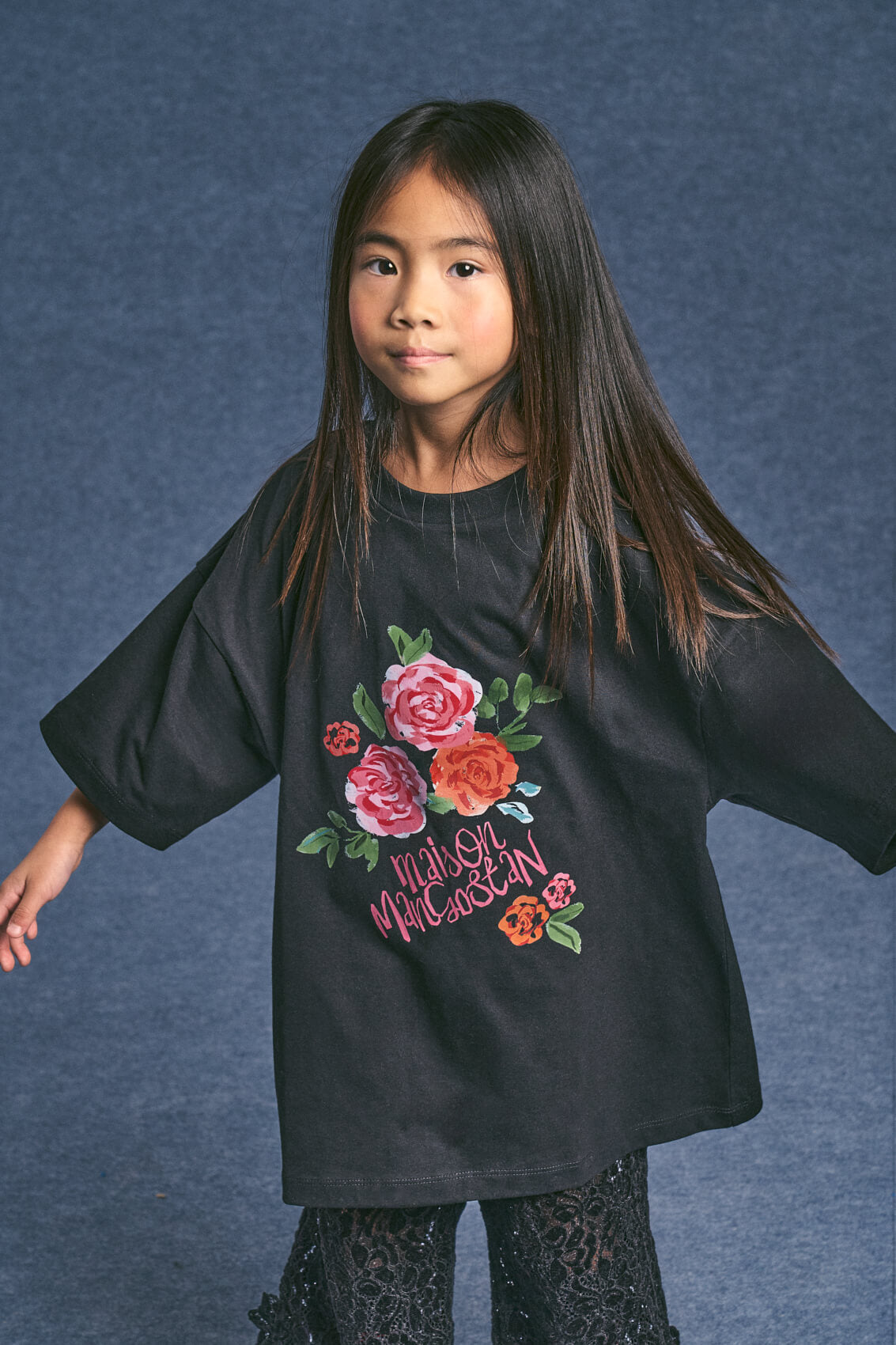 ROSES T-SHIRT BLACK