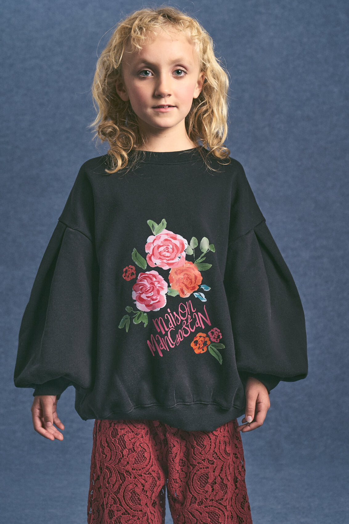ROSES SWEATSHIRT BLACK