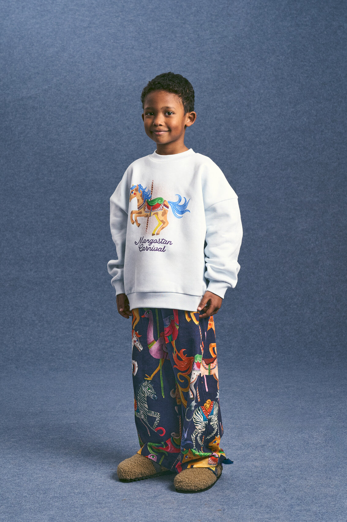 CARNIVAL SWEATSHIRT CLOUDY WHITE