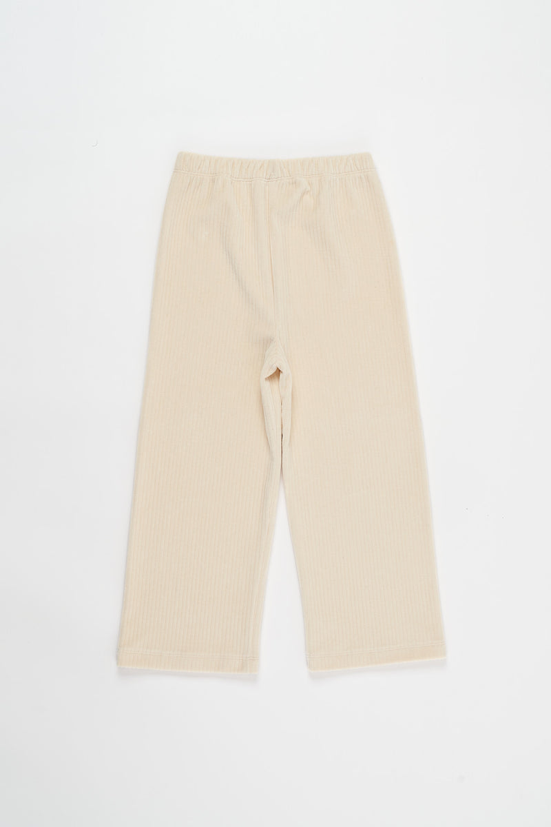 Cut & Sew Corduroy Pants CLOUDY WHITE