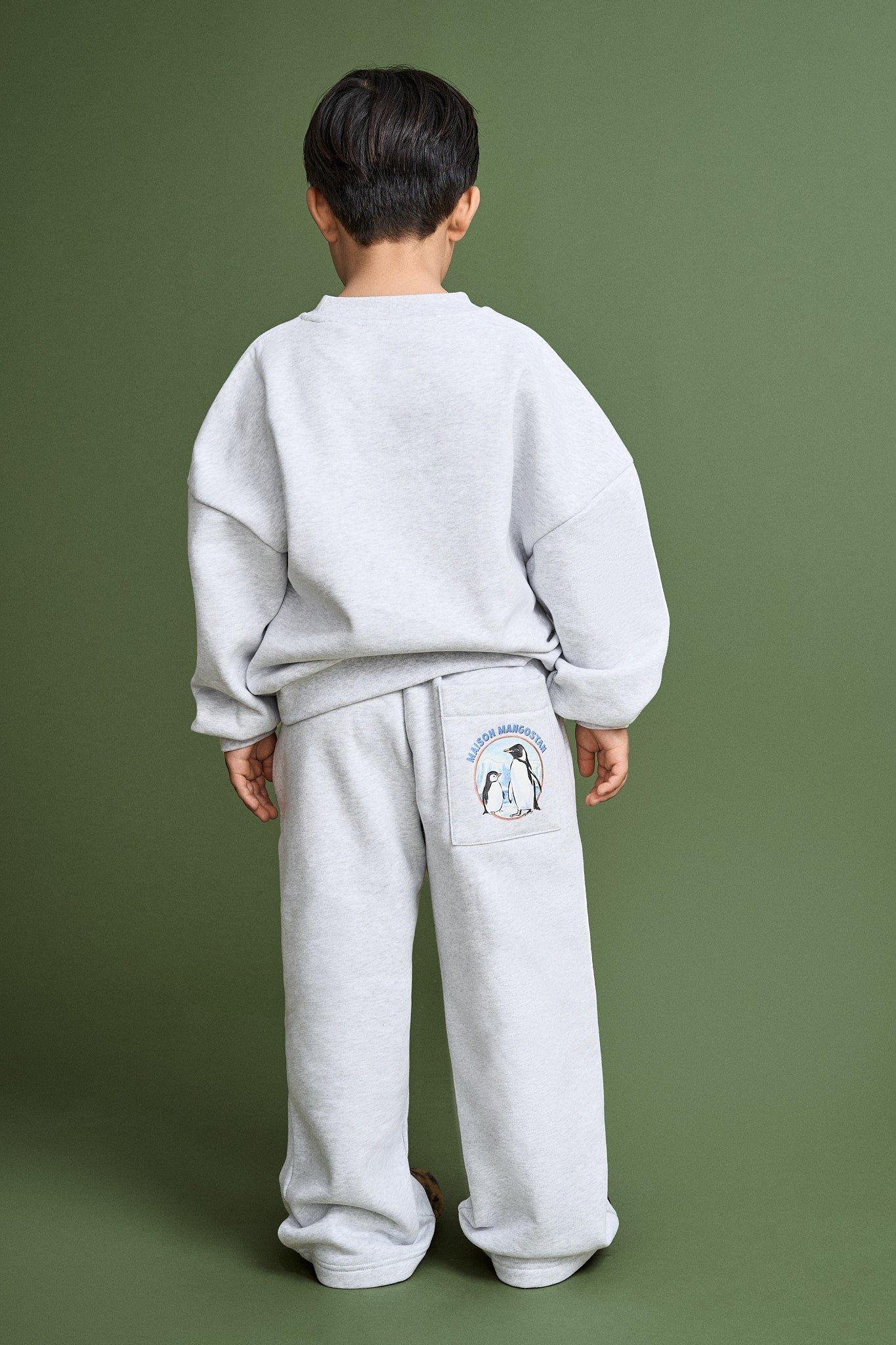 PENGUINS SWEATPANT GREY MELANGE