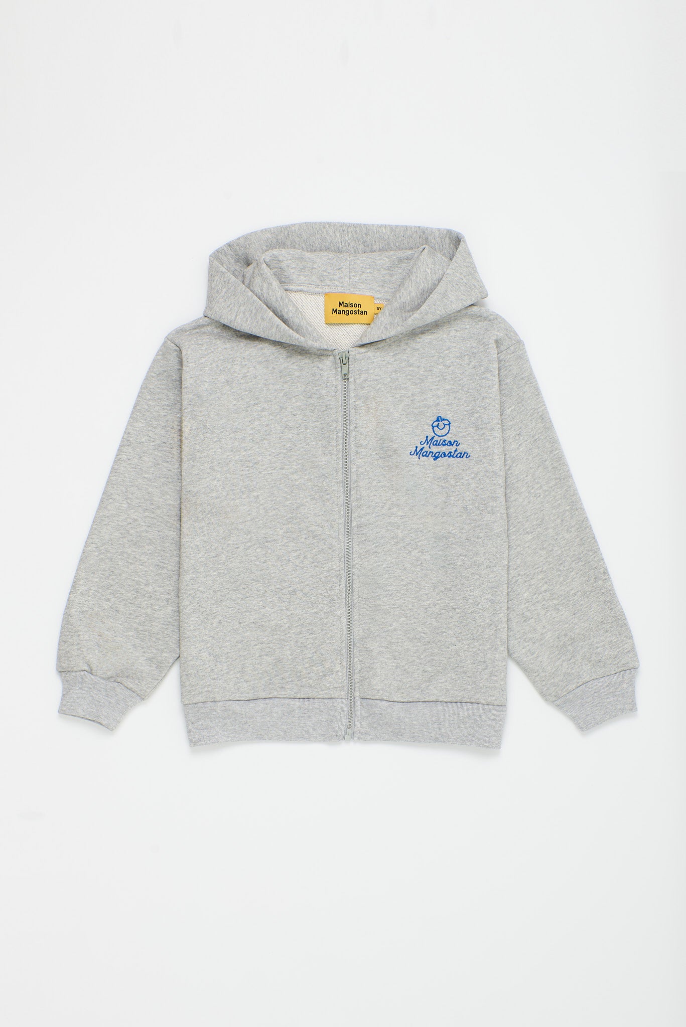 MANGOSTAN BASIC HOODIE GREY MELANGE