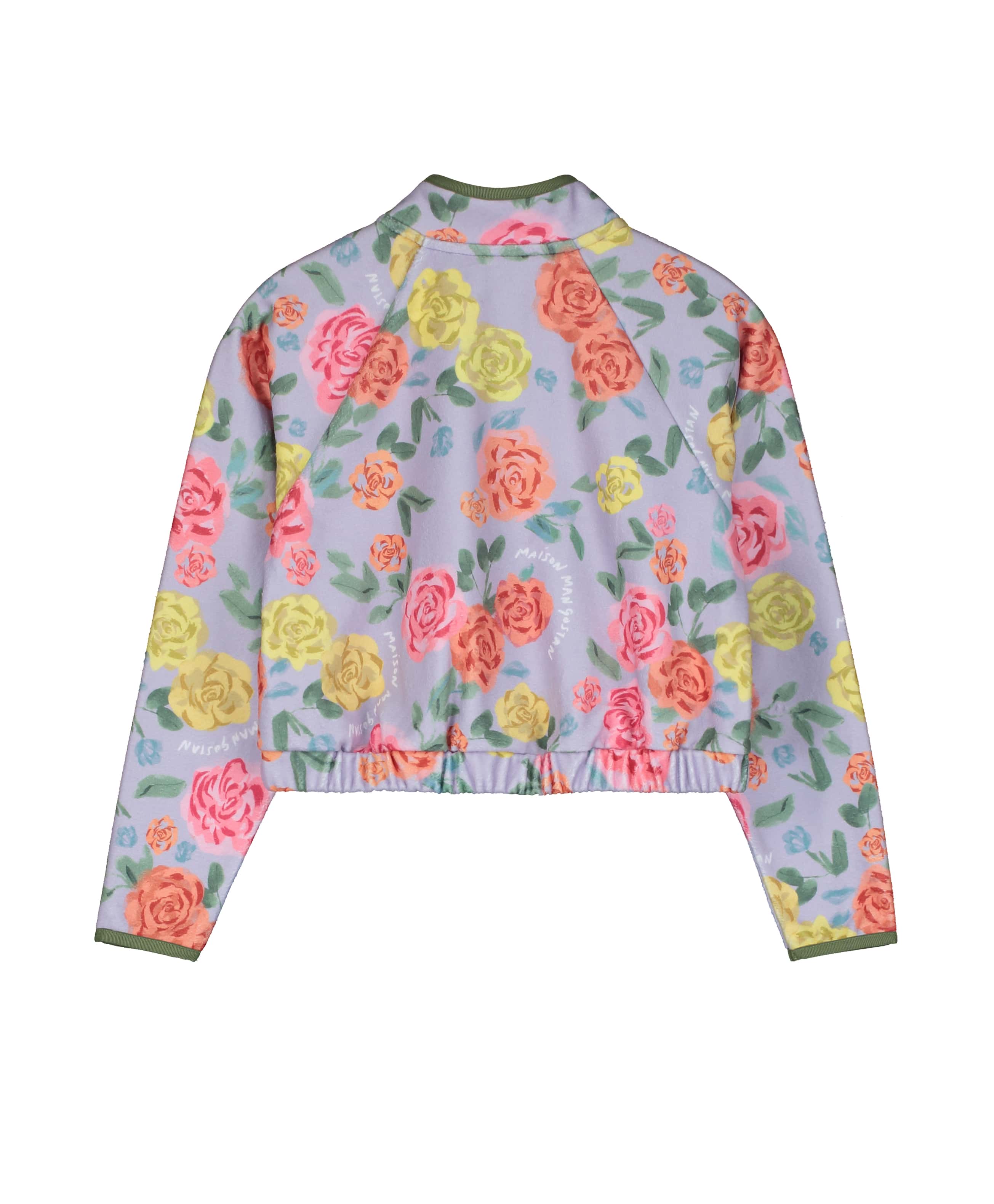 ROSES FLEECE JACKET LILAC