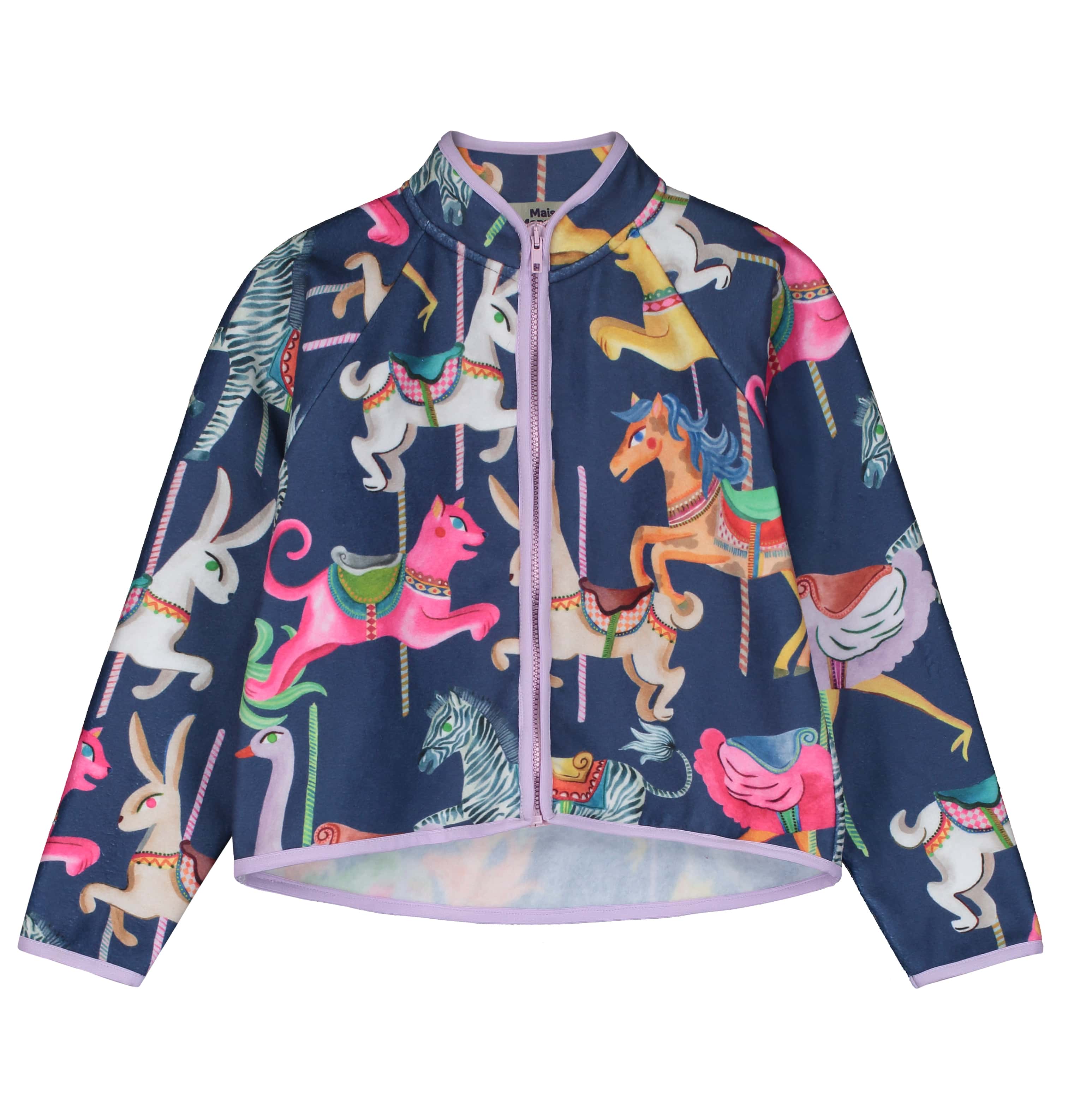 CARNIVAL FLEECE JACKET NAVY