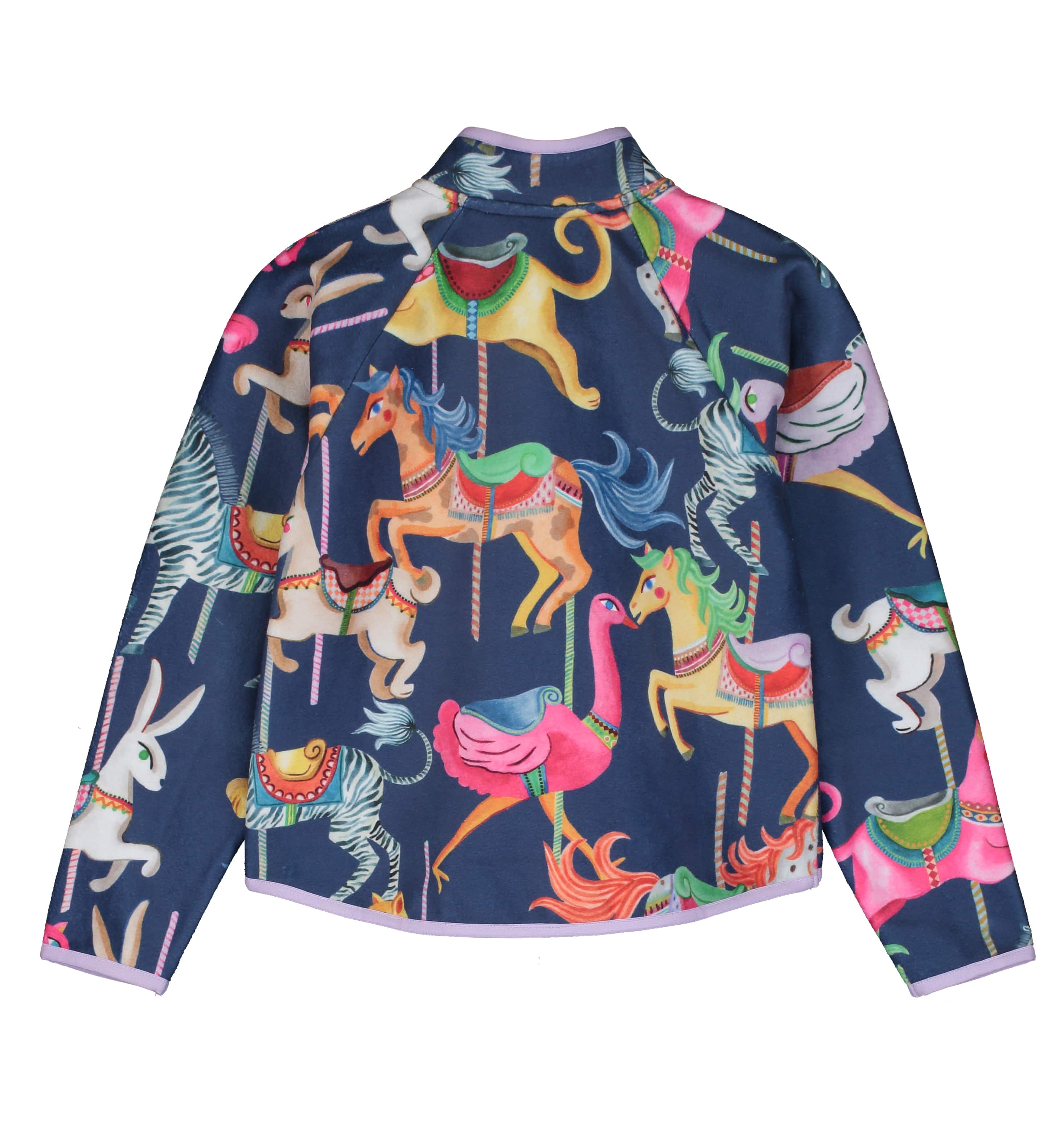 CARNIVAL FLEECE JACKET NAVY