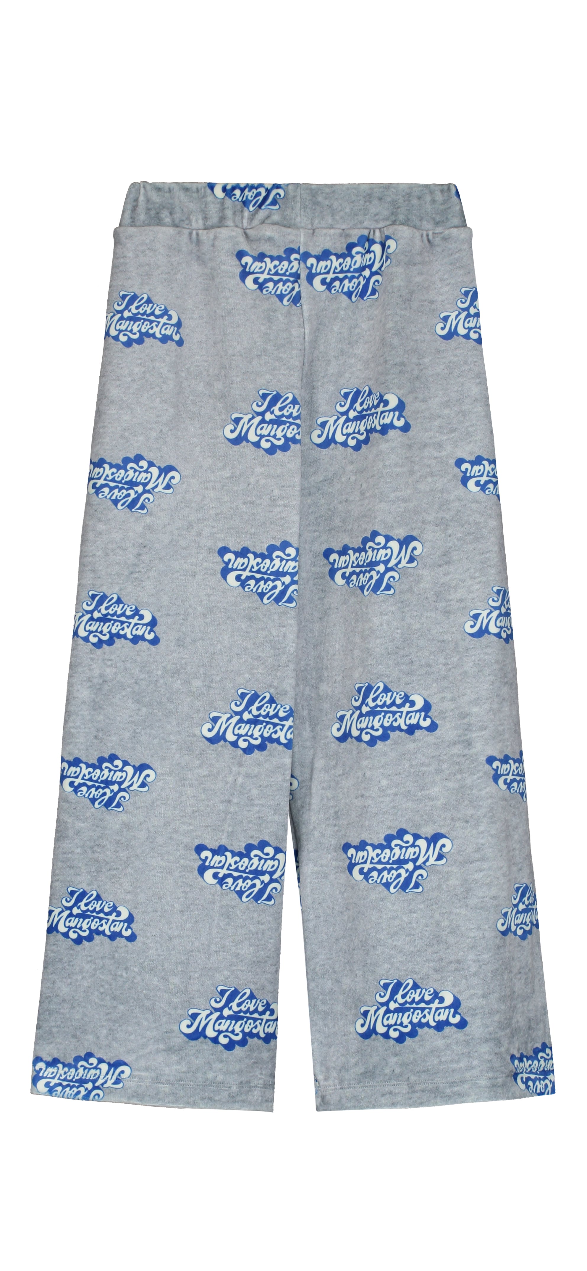 I LOVE VELVET TROUSERS GREY