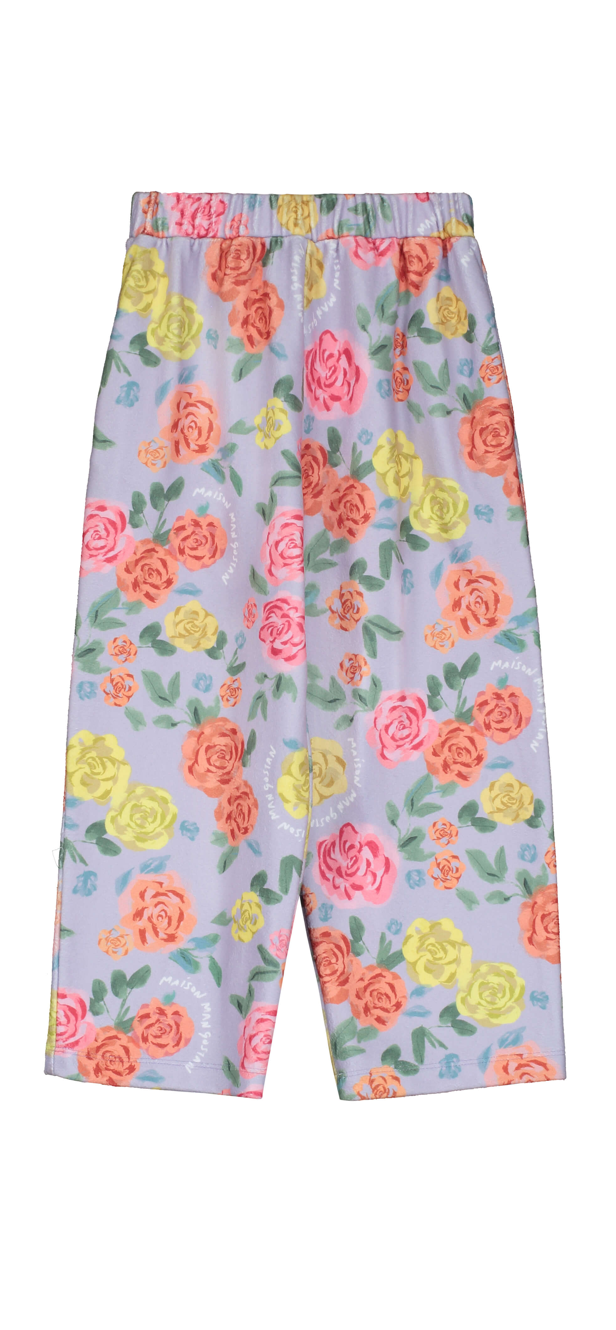 ROSES FLEECE TROUSERS LILAC