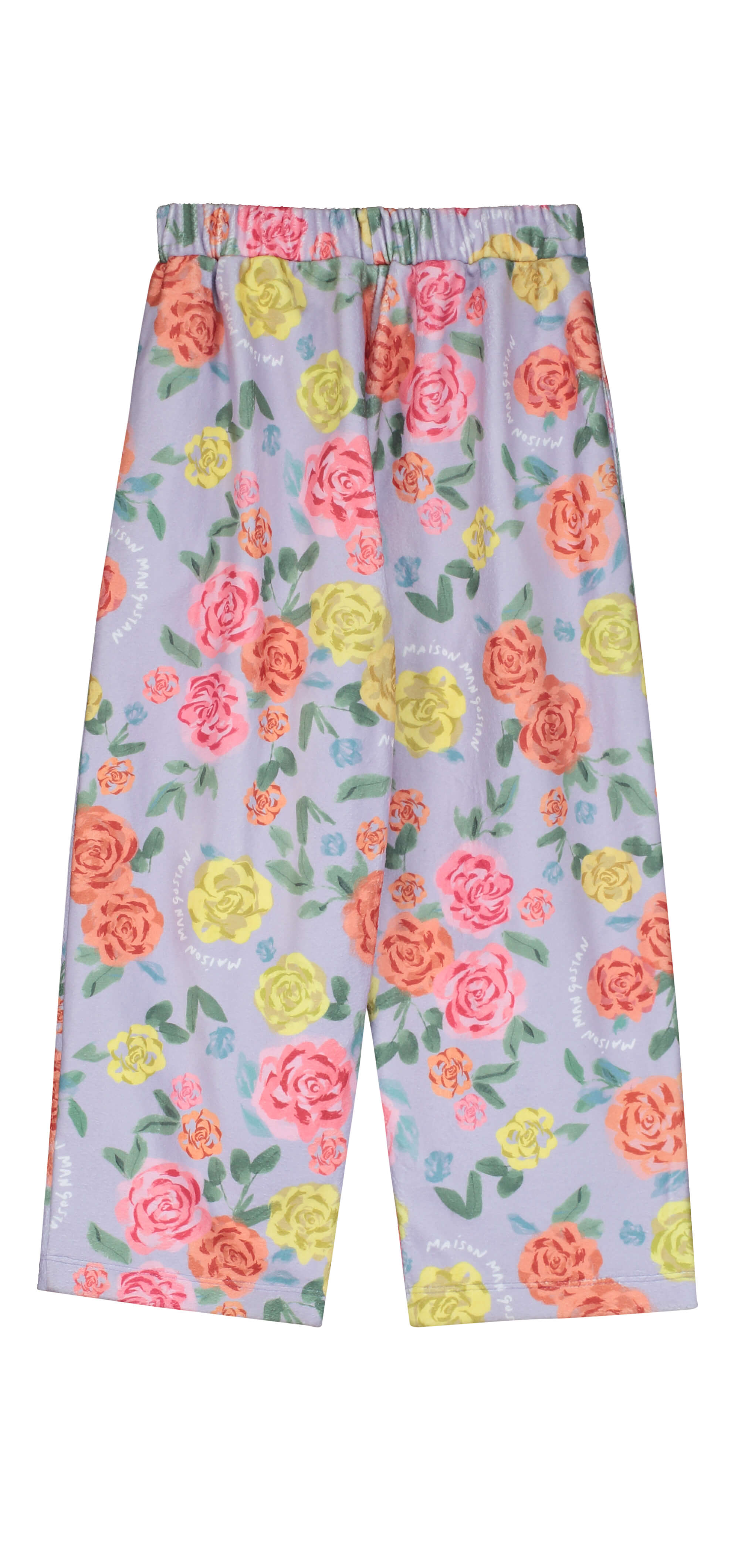 ROSES FLEECE TROUSERS LILAC