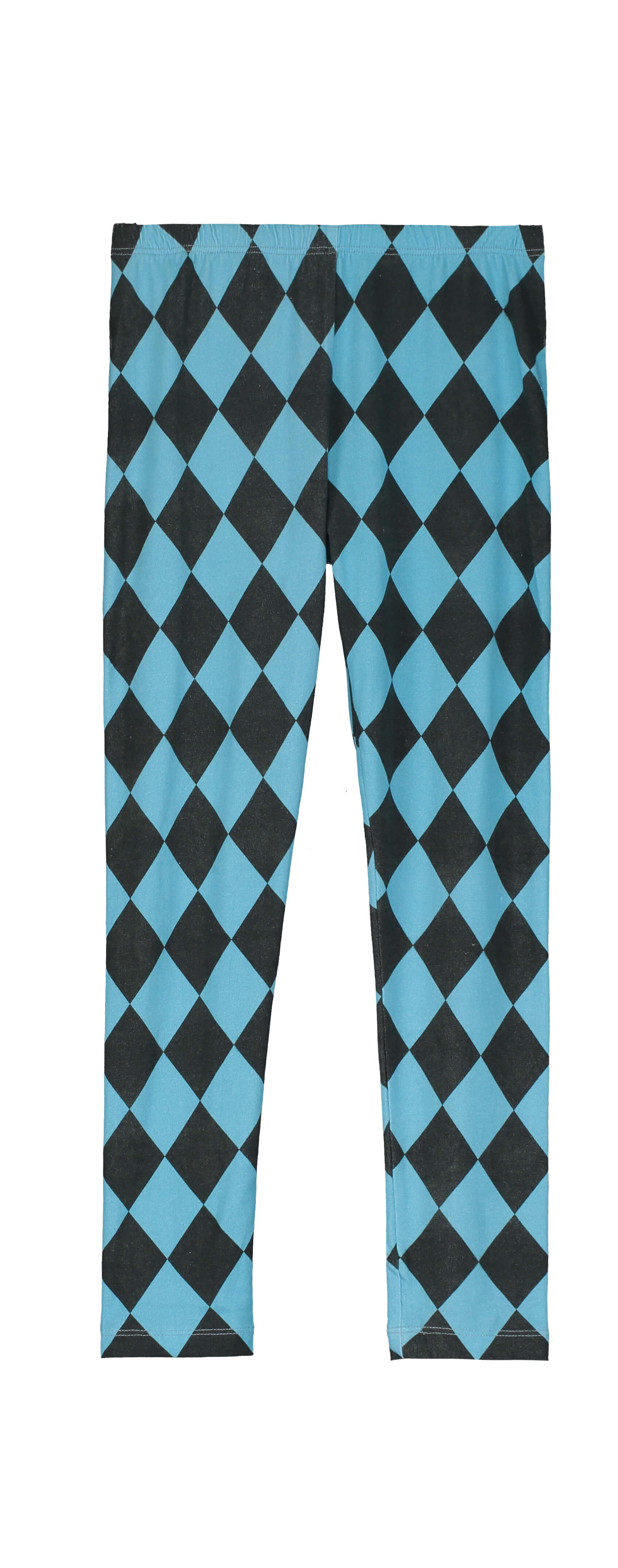 HARLEQUIN LEGGING GREY/BLUE
