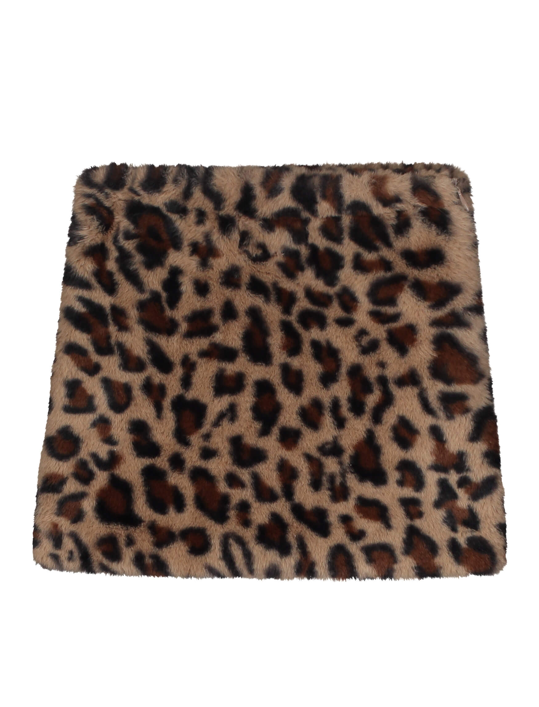 LEOPARD FUR SKIRT LEOPARD