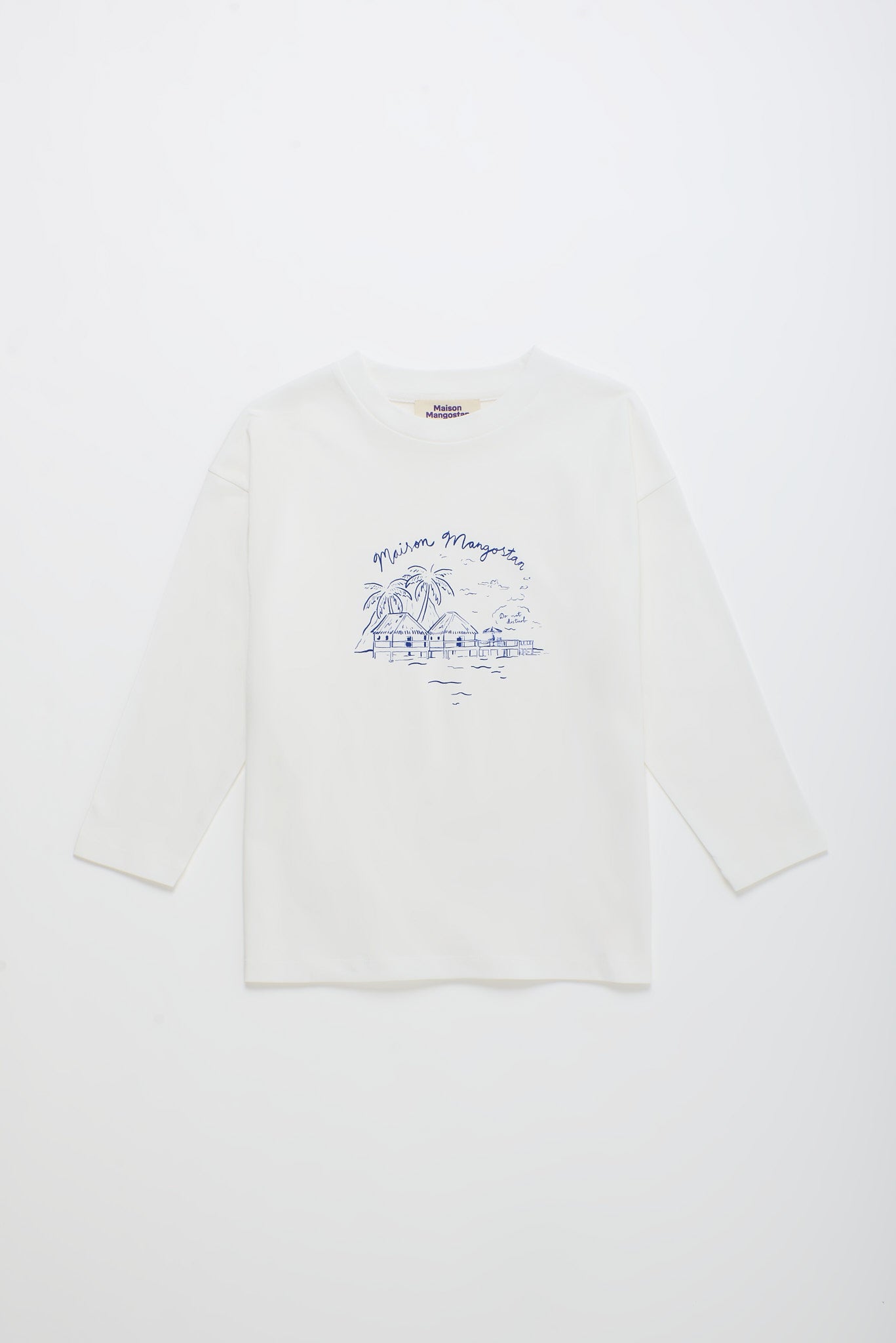 LEISURELY LONG SLEEVE T-SHIRT OFF WHITE