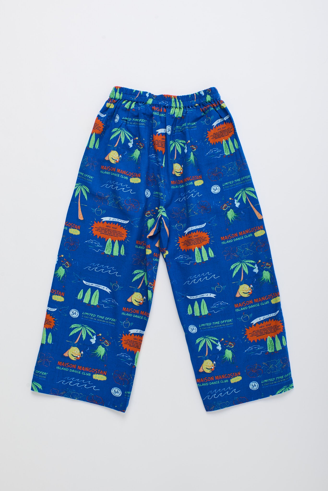 HULA PATCHWORK PANTS BLUE