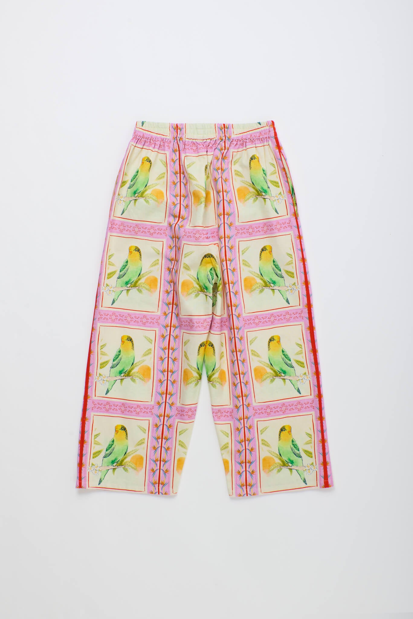BIRDS PATCHWORK PANTS BLUSH
