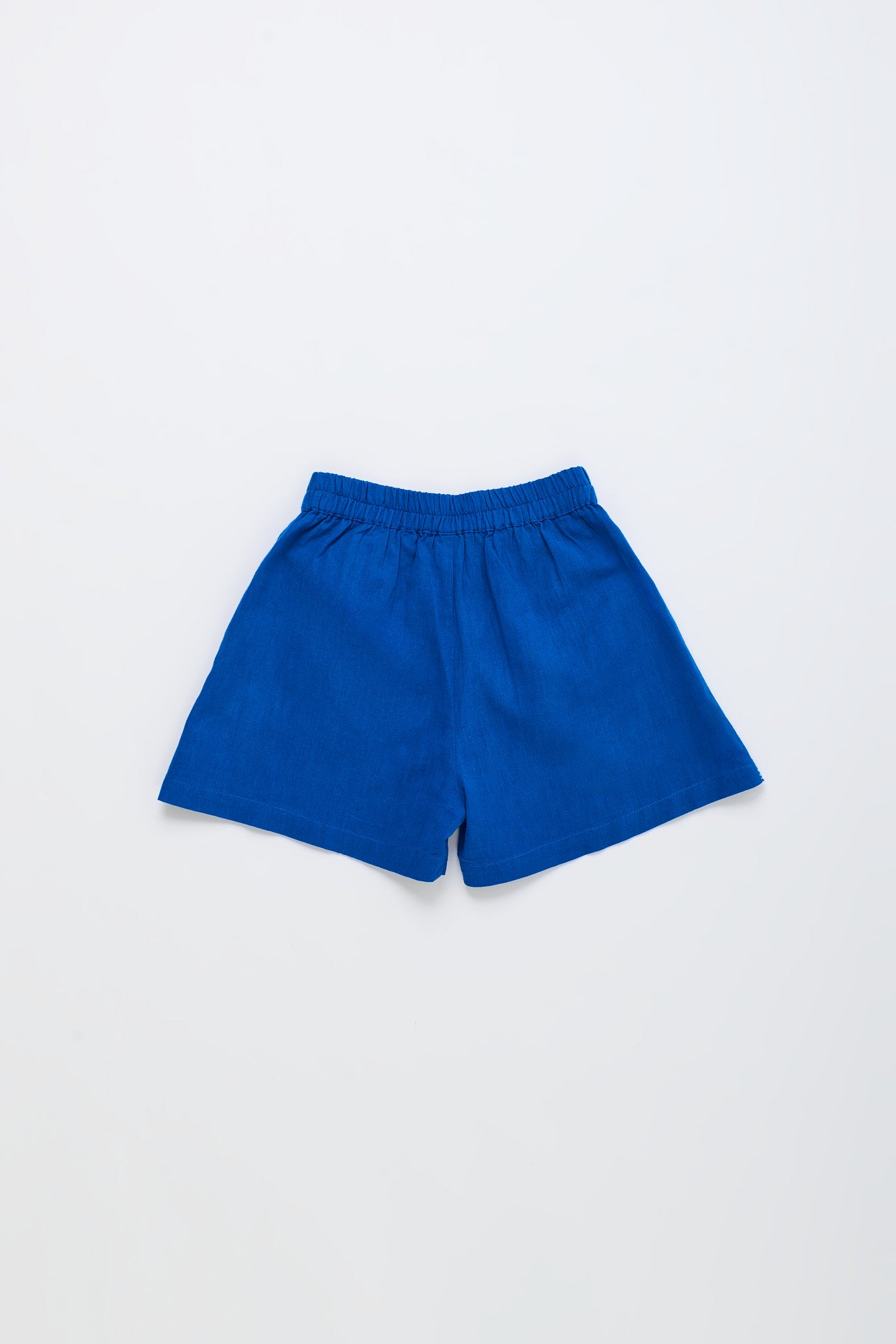 BARCOS EMBROIDERED SHORTS BLUE