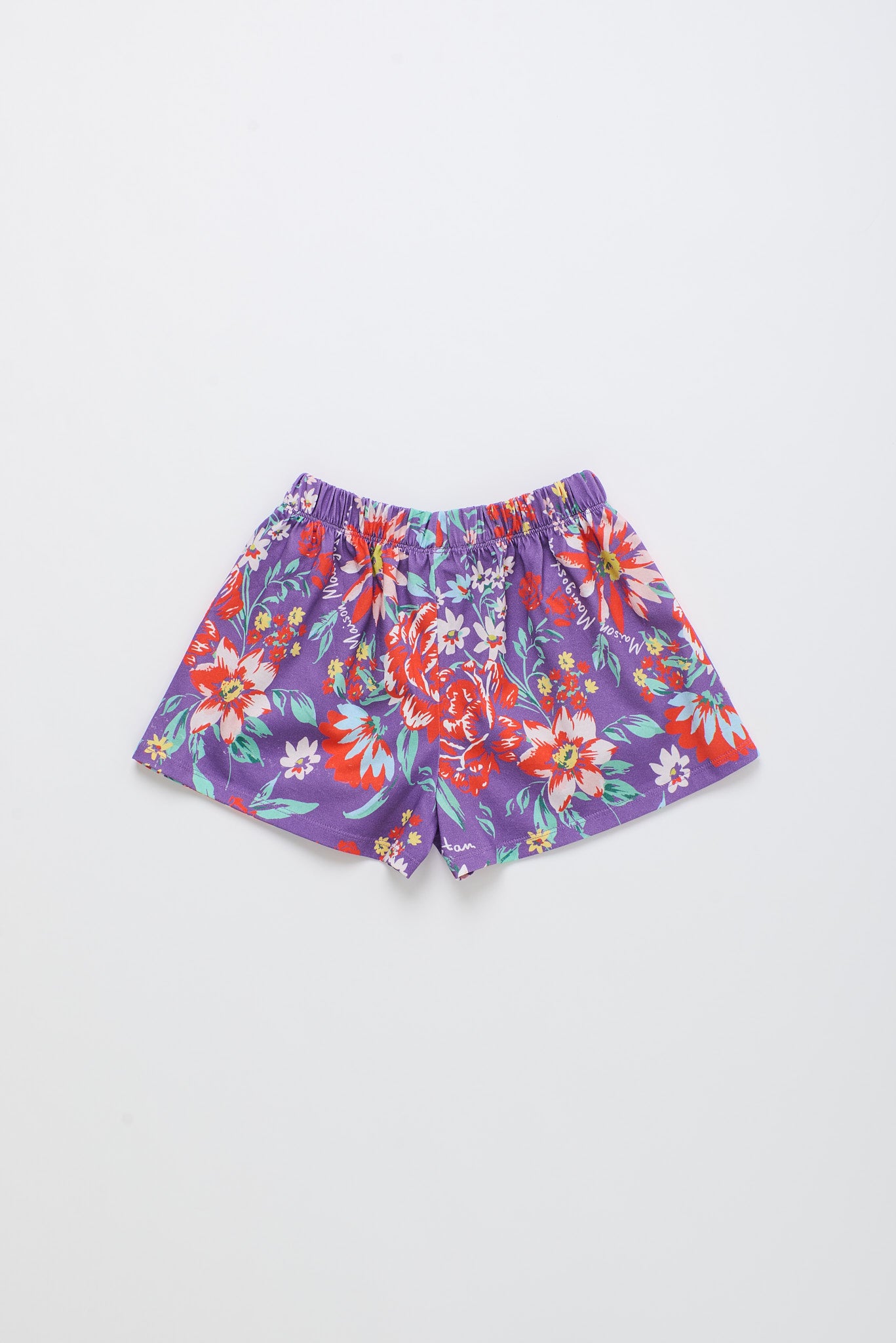 BEVERLY FLOWERS SHORTS DEEP LAVANDER