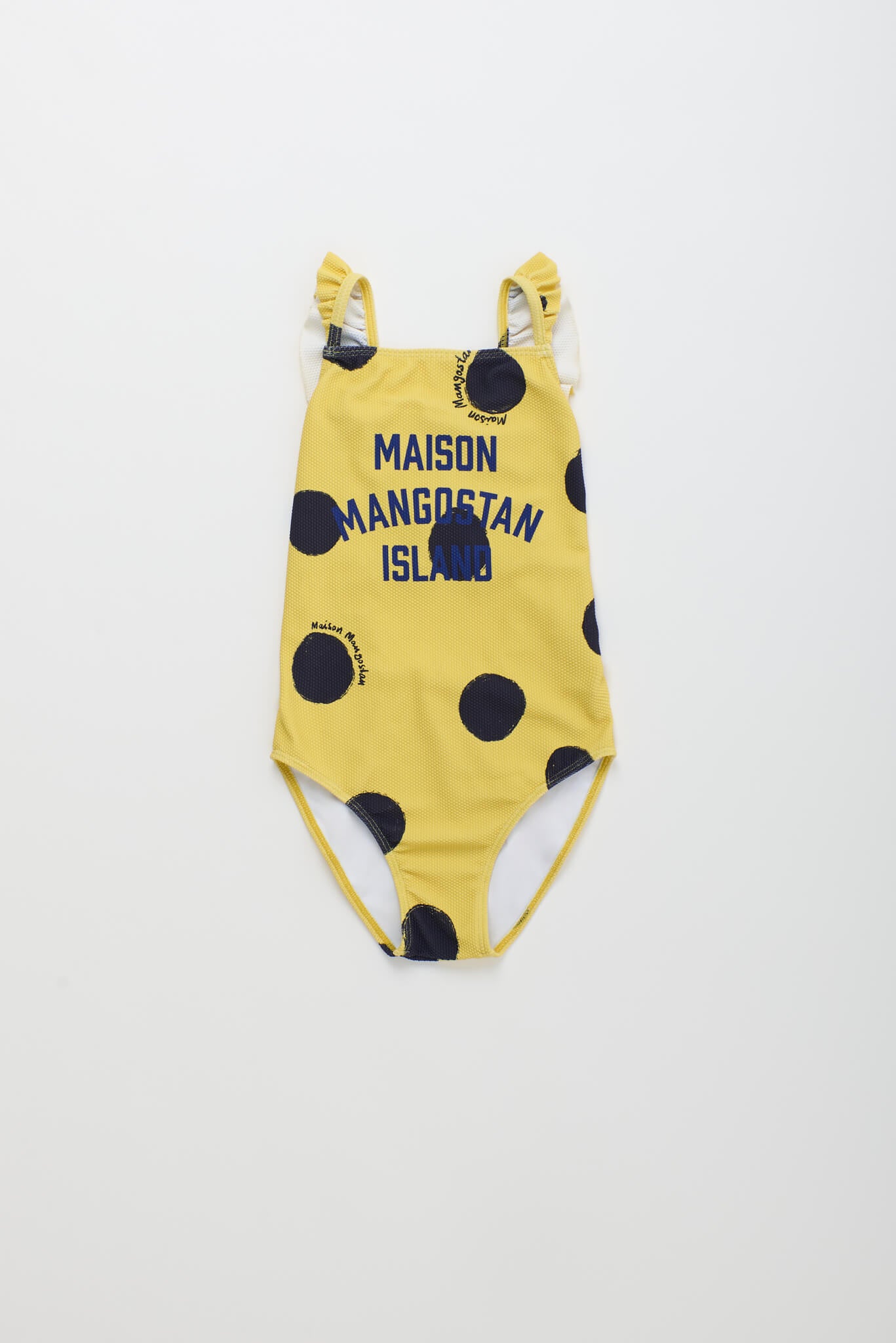 DOTS SWIMSUIT YELLOW