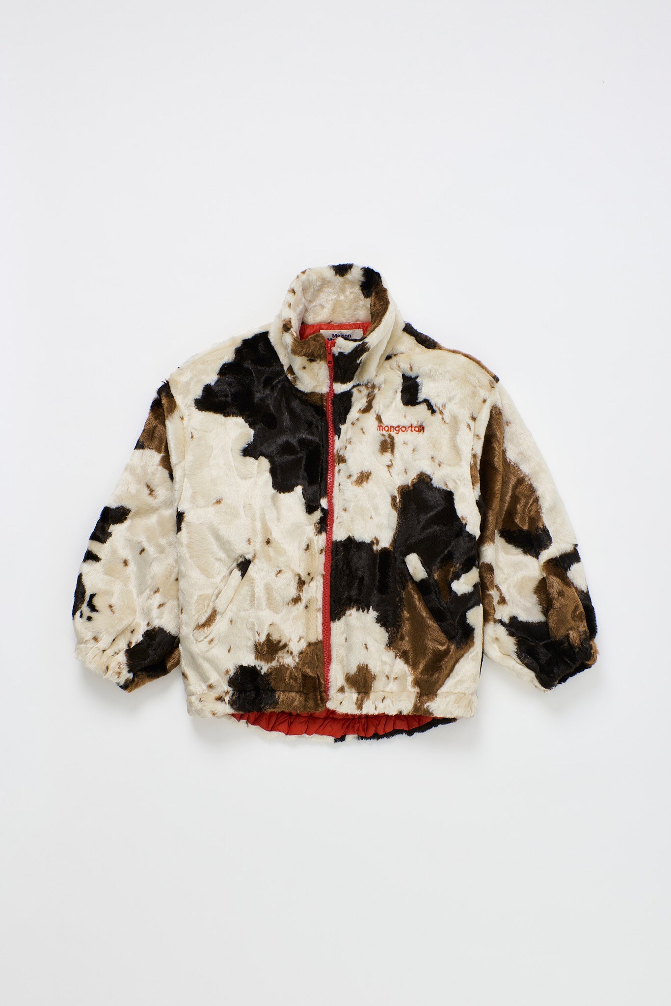 COW FUR JACKET BEIGE