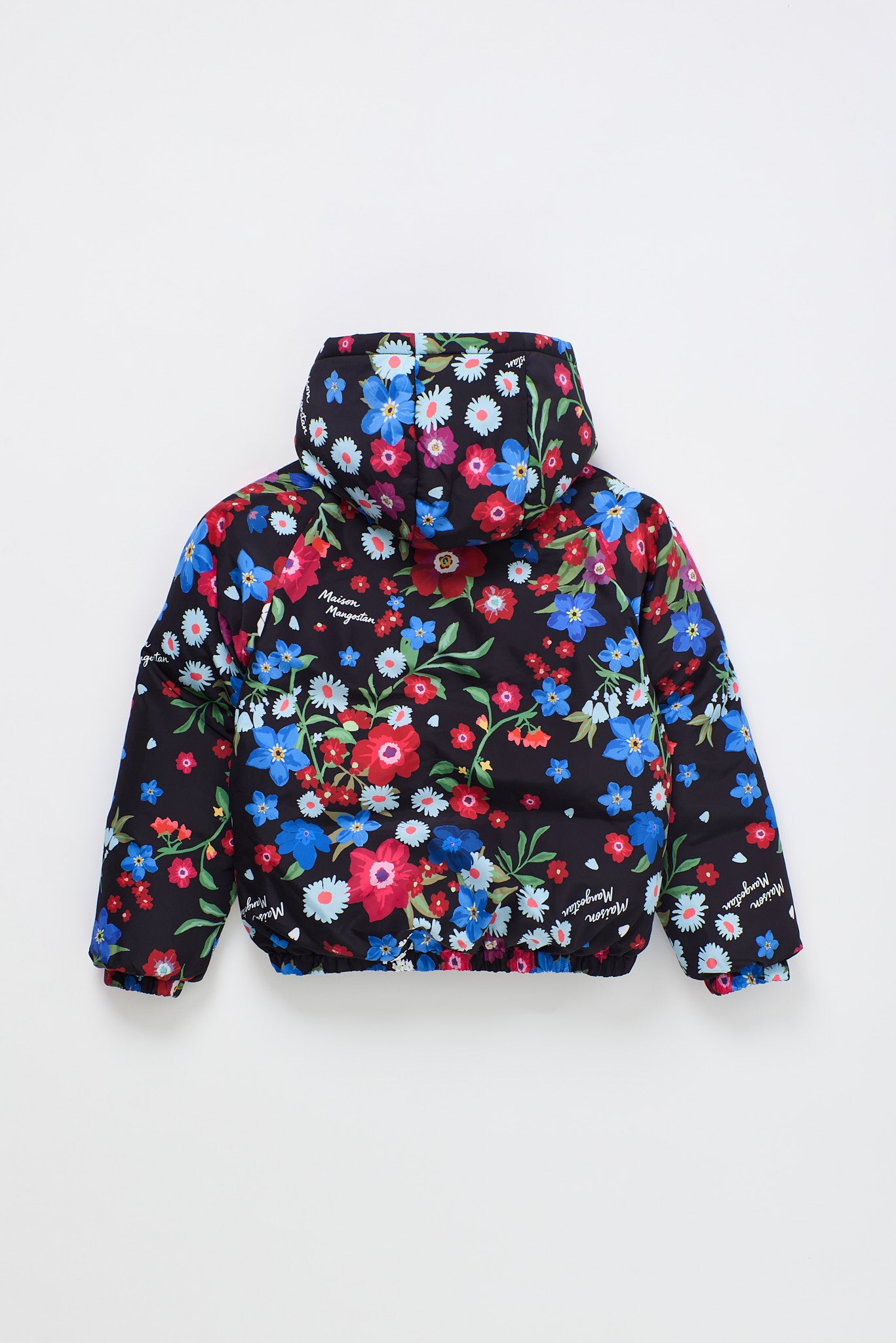 FLORECITAS PUFFER BOMBER JACKET BLACK