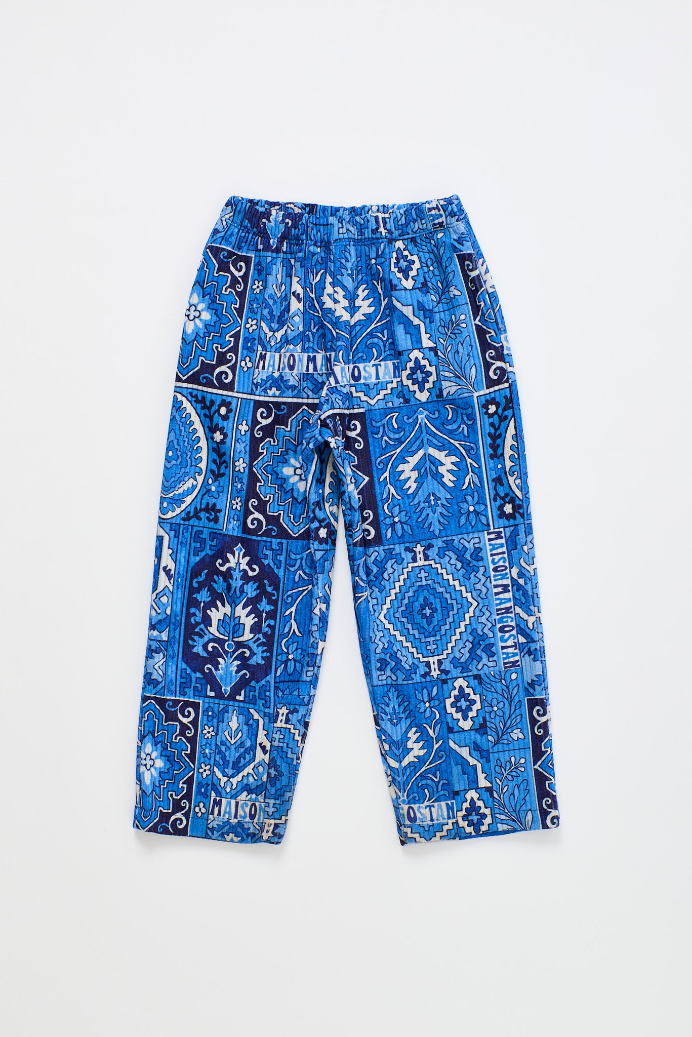 CARPET CORDUROY PANTS BLUE