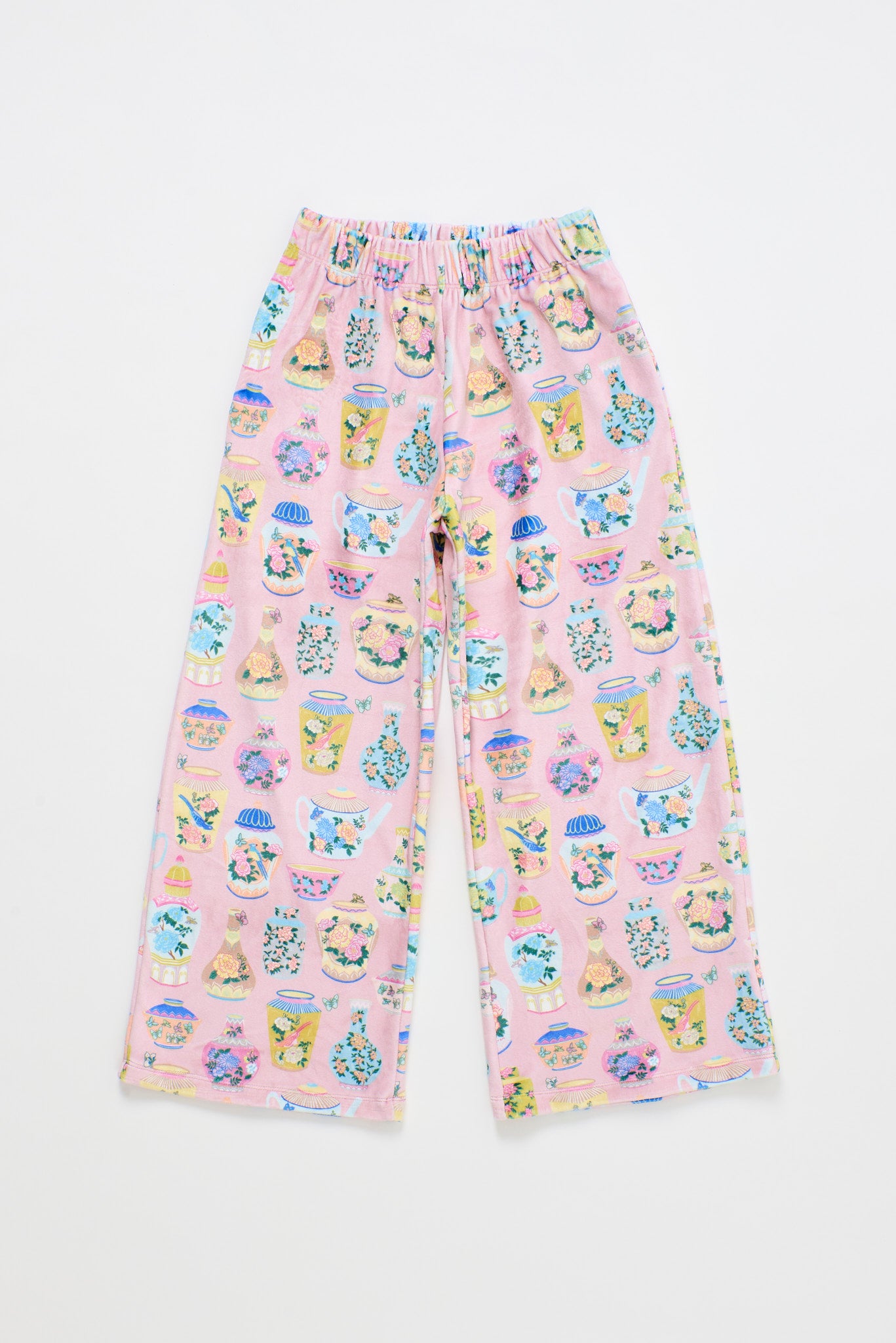 PORCELAIN VELVET SWEATPANT PINK