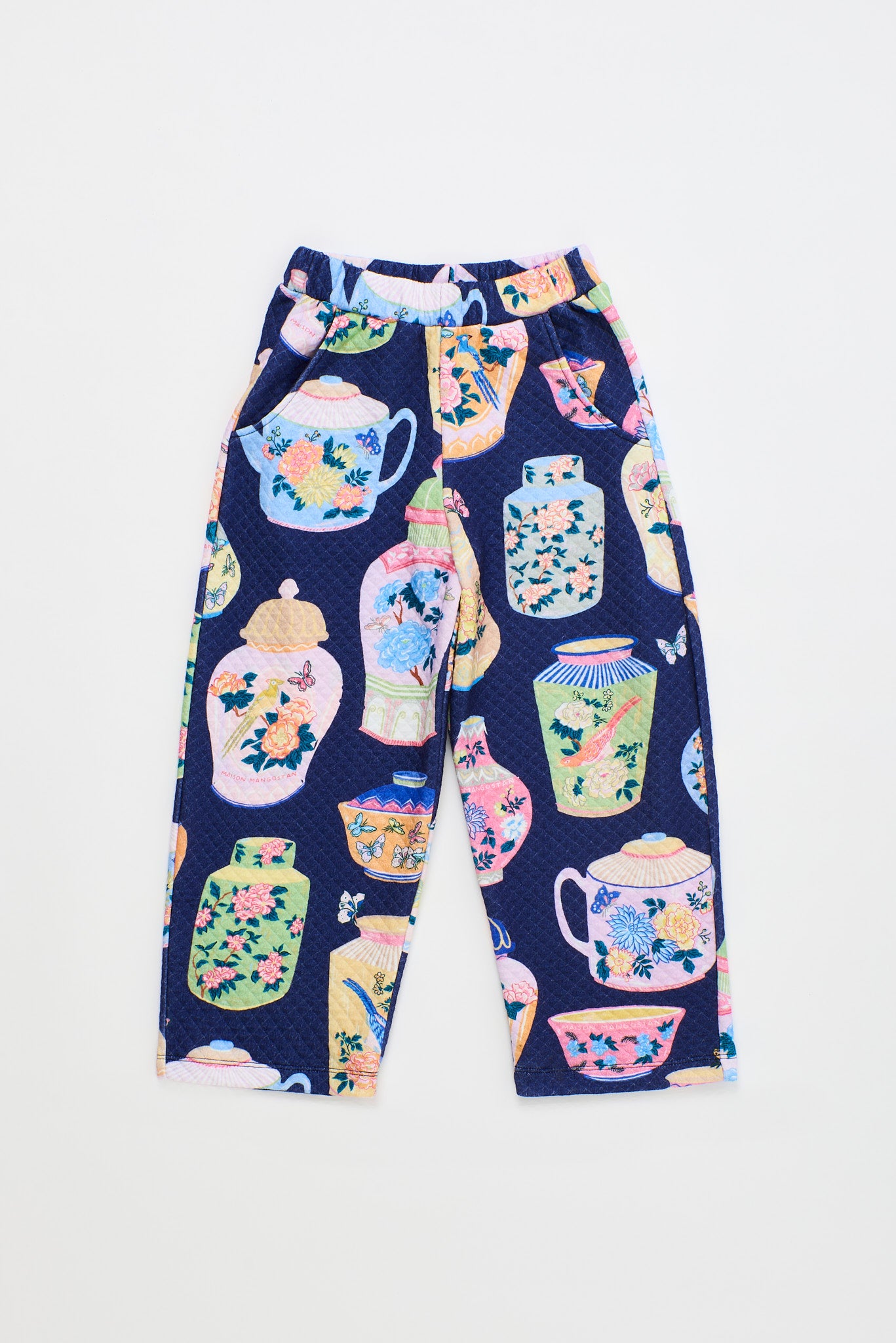 PORCELAIN QUILTED PANT BLUE