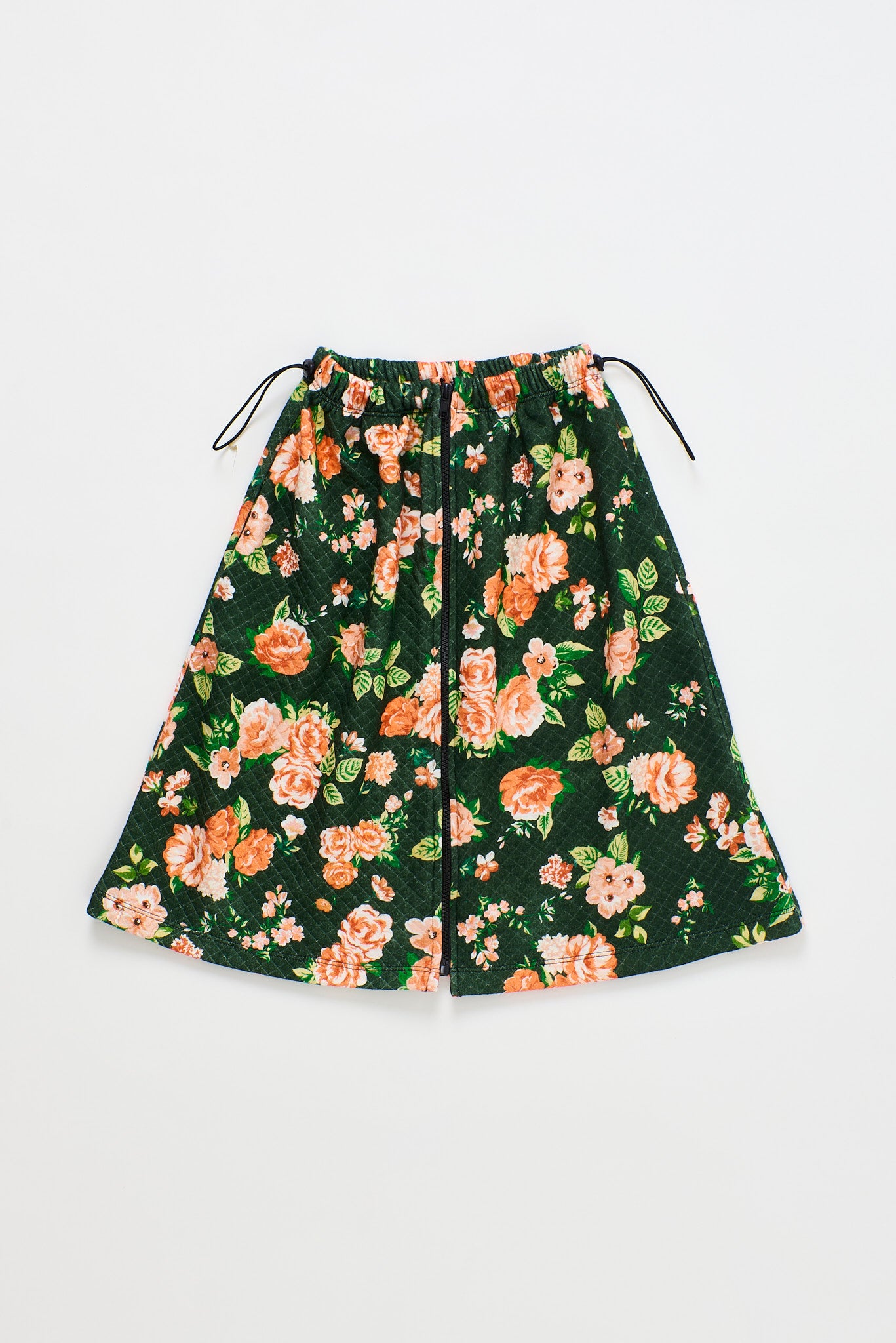 CRETONA QUILTED SKIRT GREEN