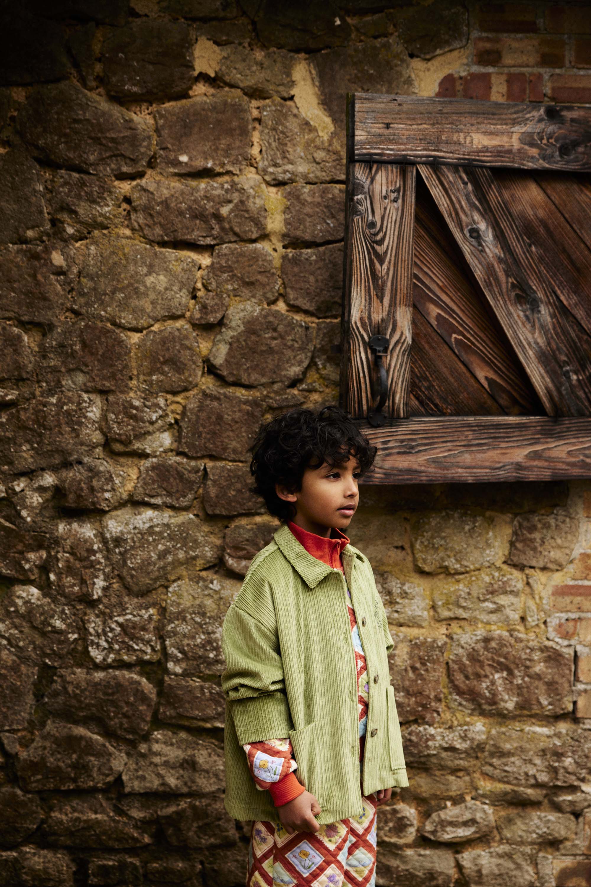 CORDUROY SHIRT GREEN
