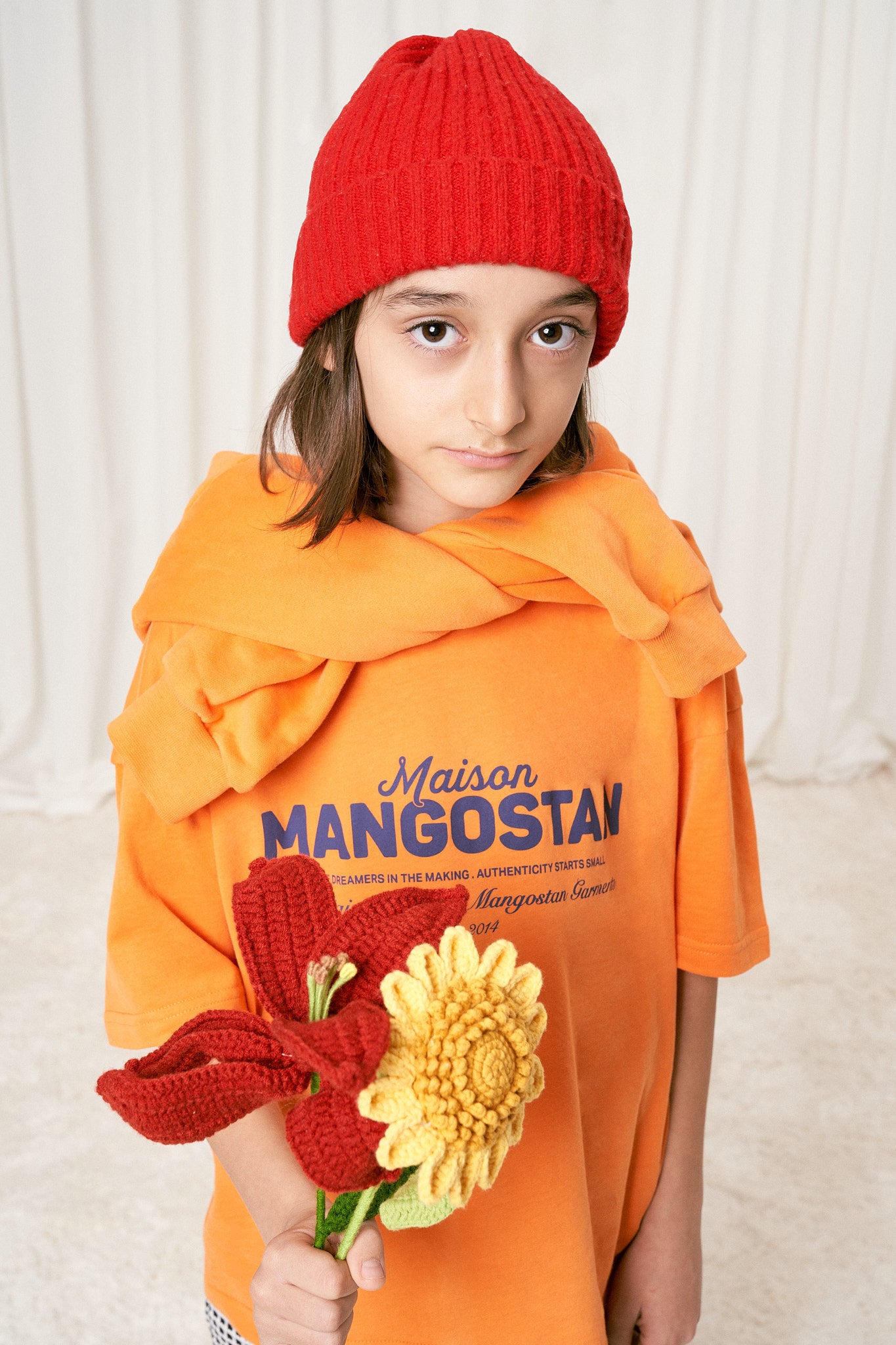 THE ORIGINAL LOGO T-SHIRT ORANGE