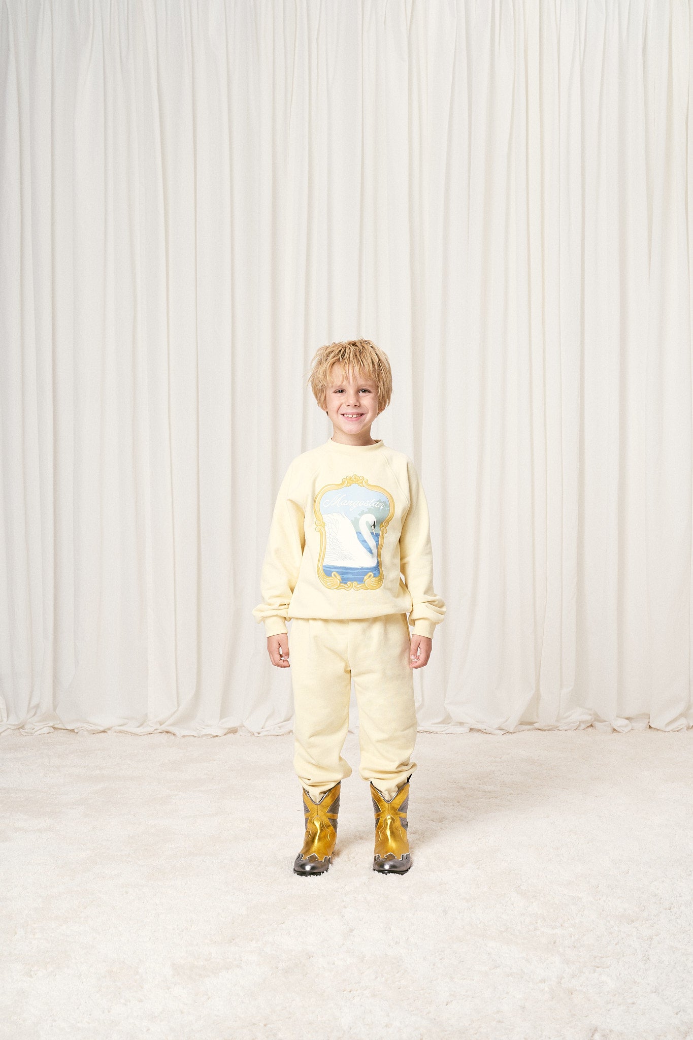 SWAN SWEATPANT VANILLA