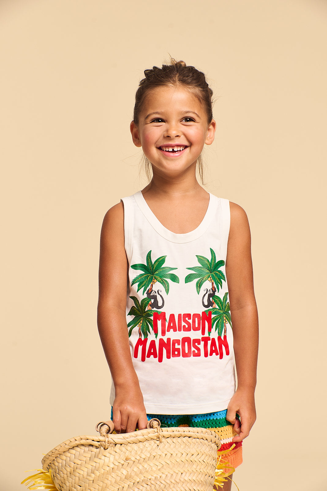 MONKEY FOREST TANK WHITE