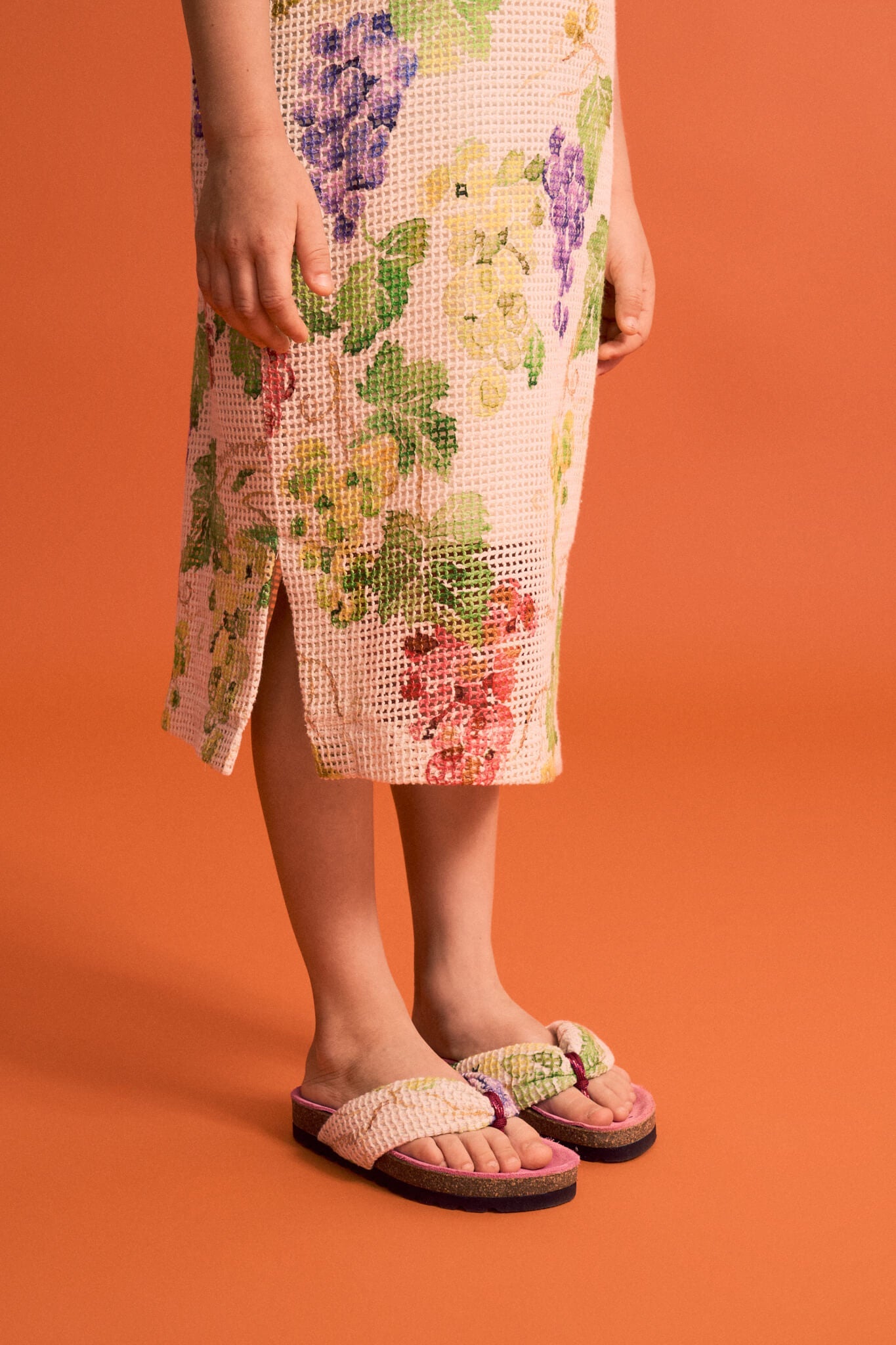 UVAS MESH DRESS ANGORA