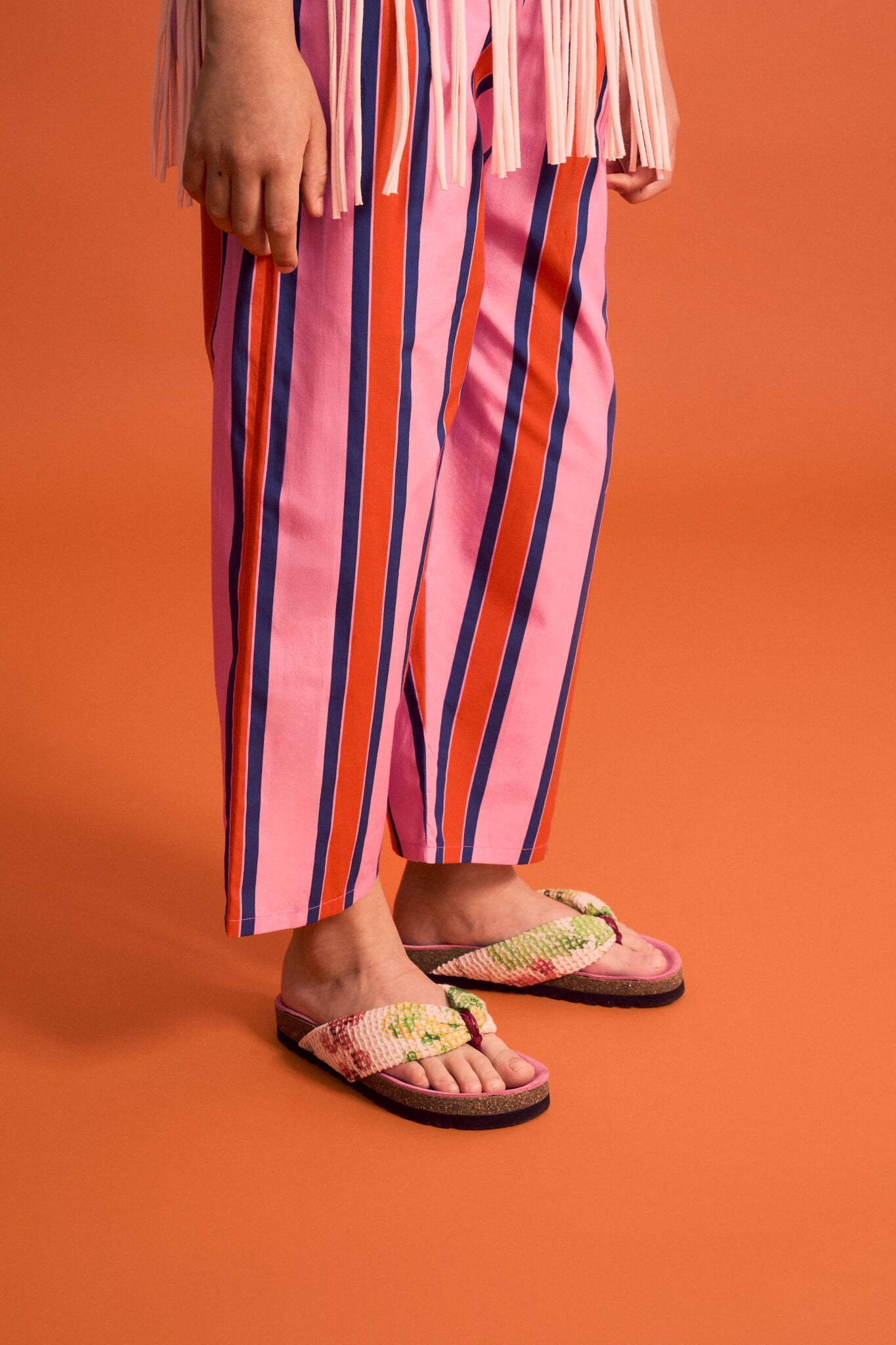 TROPIC STRIPED PANTS PINK