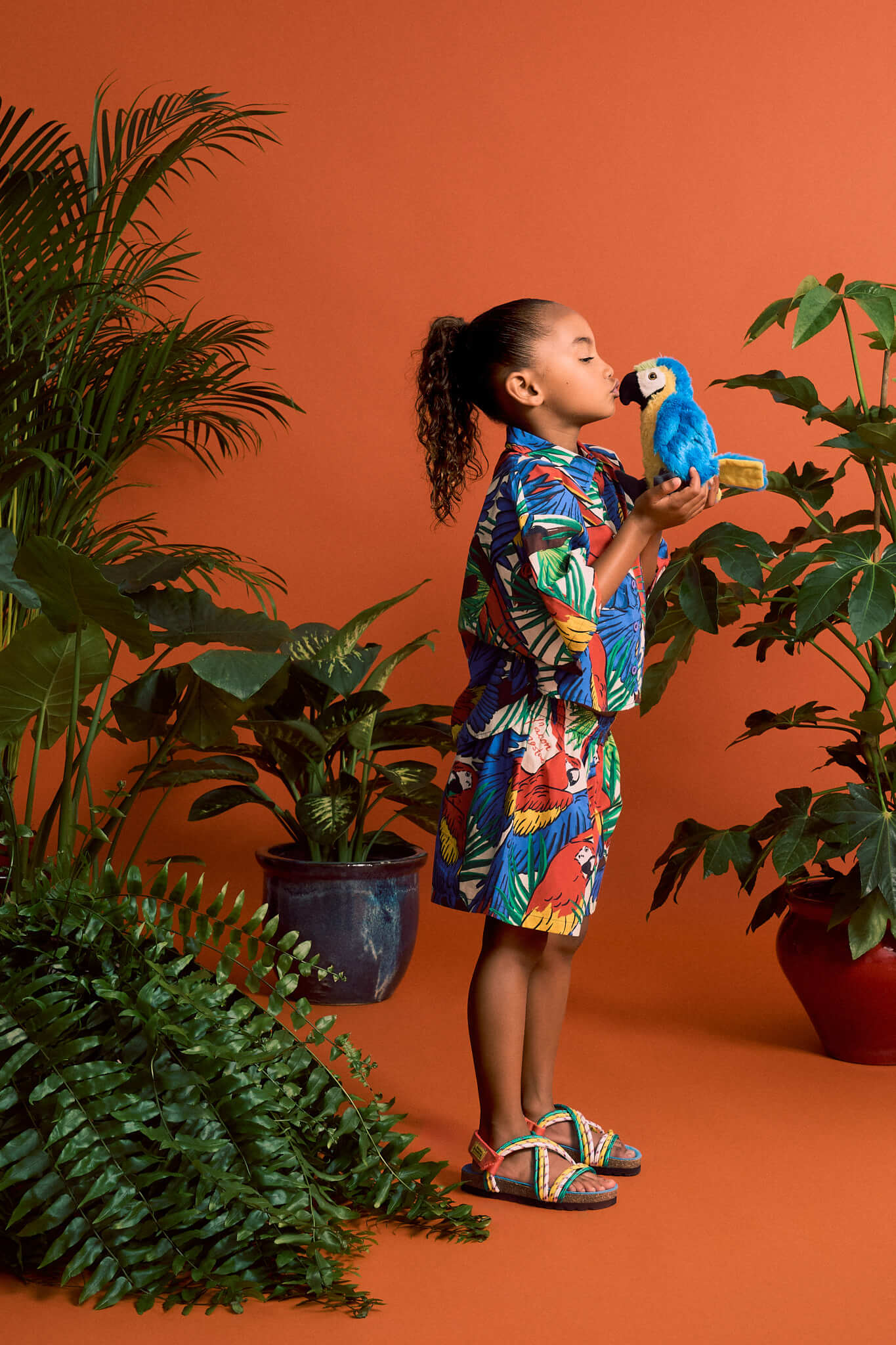 LOROS CROPPED SHIRT MULTICOLOR