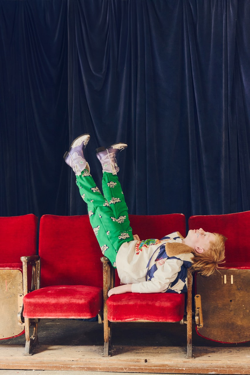I LOVE SWEATPANTS GREEN