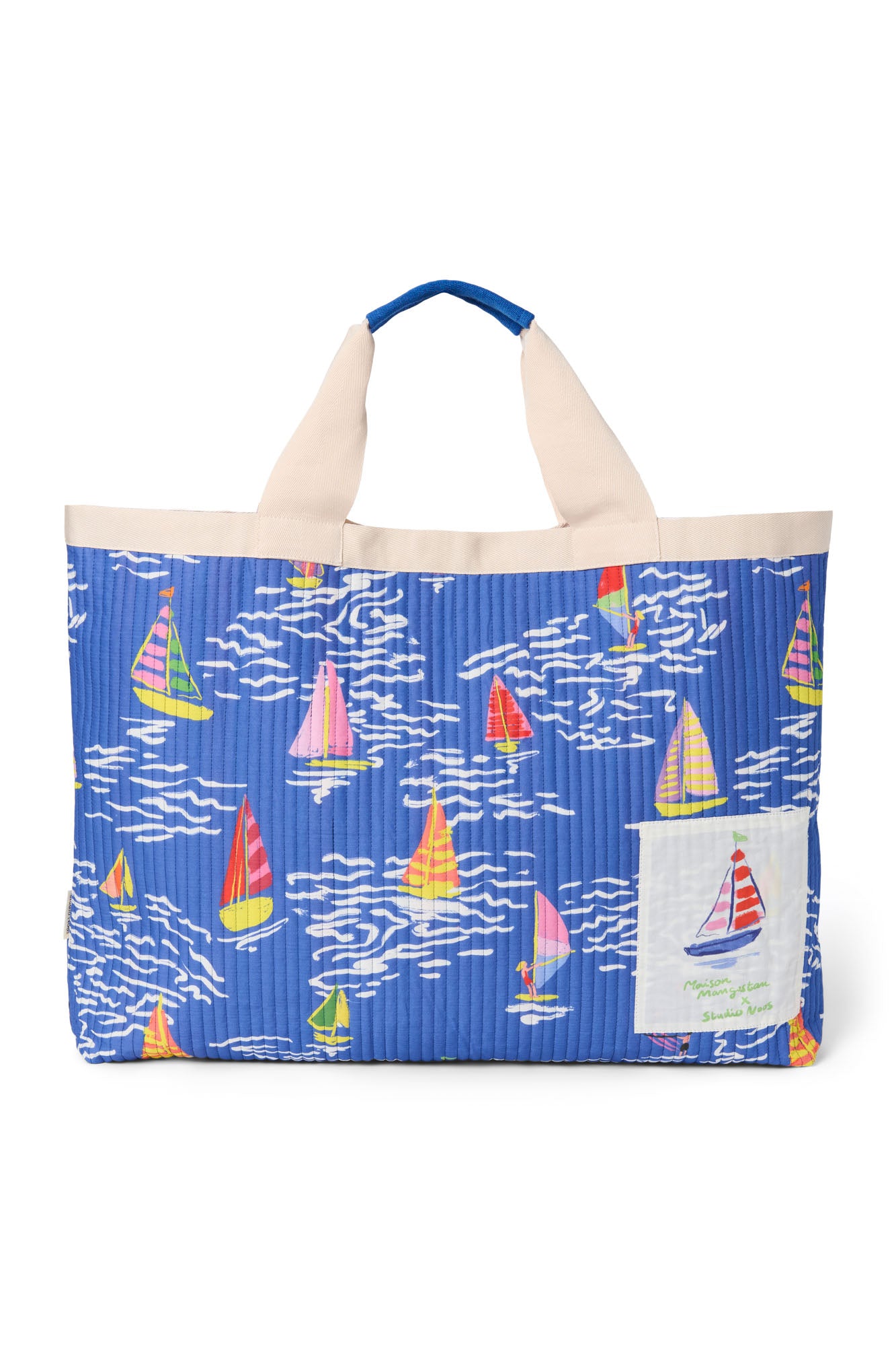MAISON MANGOSTAN X STUDIO NOOS BARCOS BEACH BAG