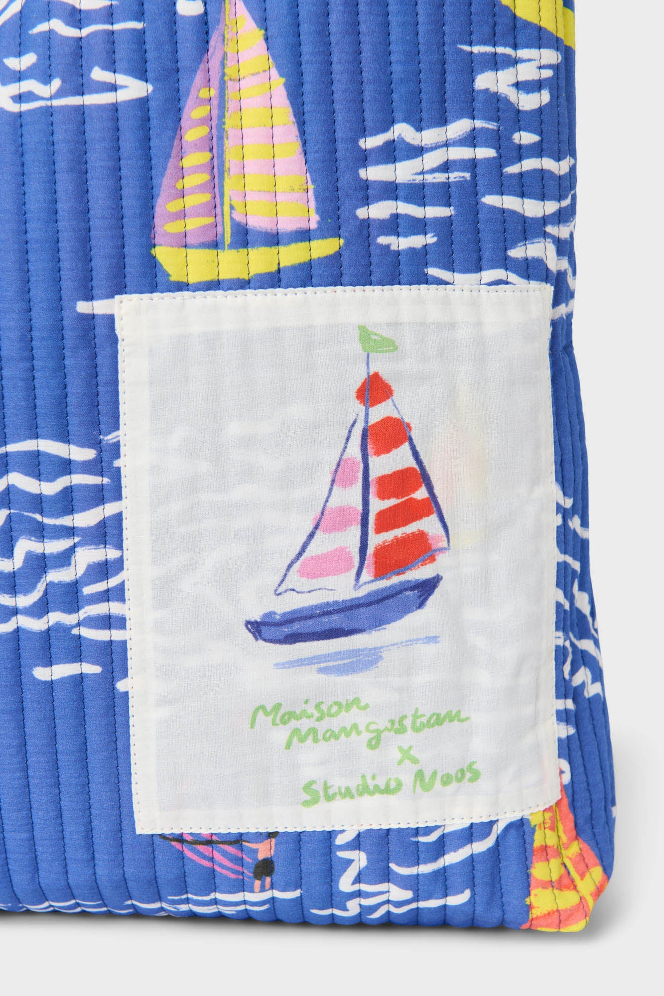 MAISON MANGOSTAN X STUDIO NOOS BARCOS BEACH BAG