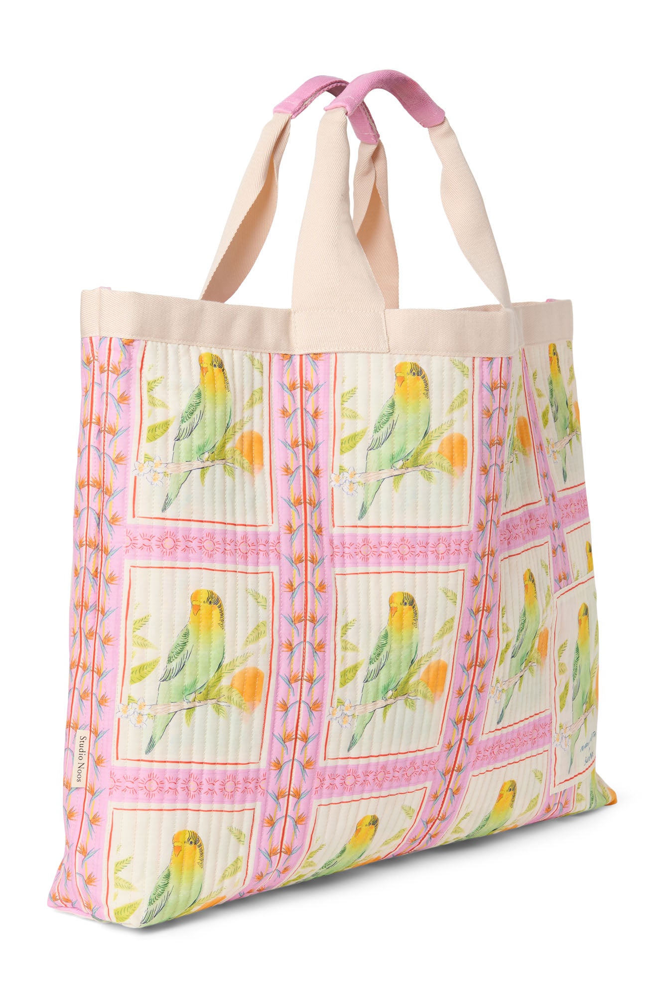 MAISON MANGOSTAN X STUDIO NOOS BIRDS BEACH BAG