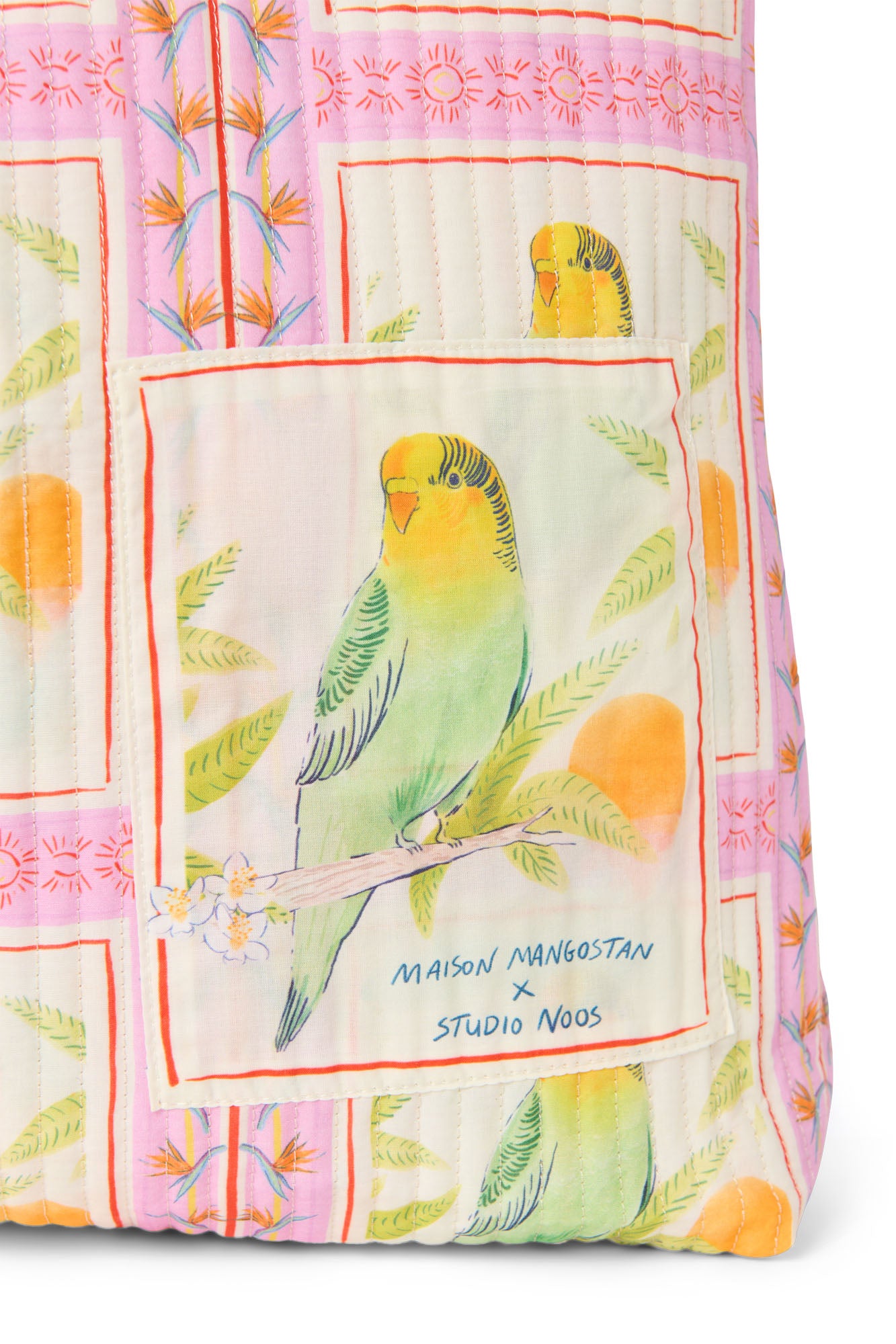 MAISON MANGOSTAN X STUDIO NOOS BIRDS MOM BAG