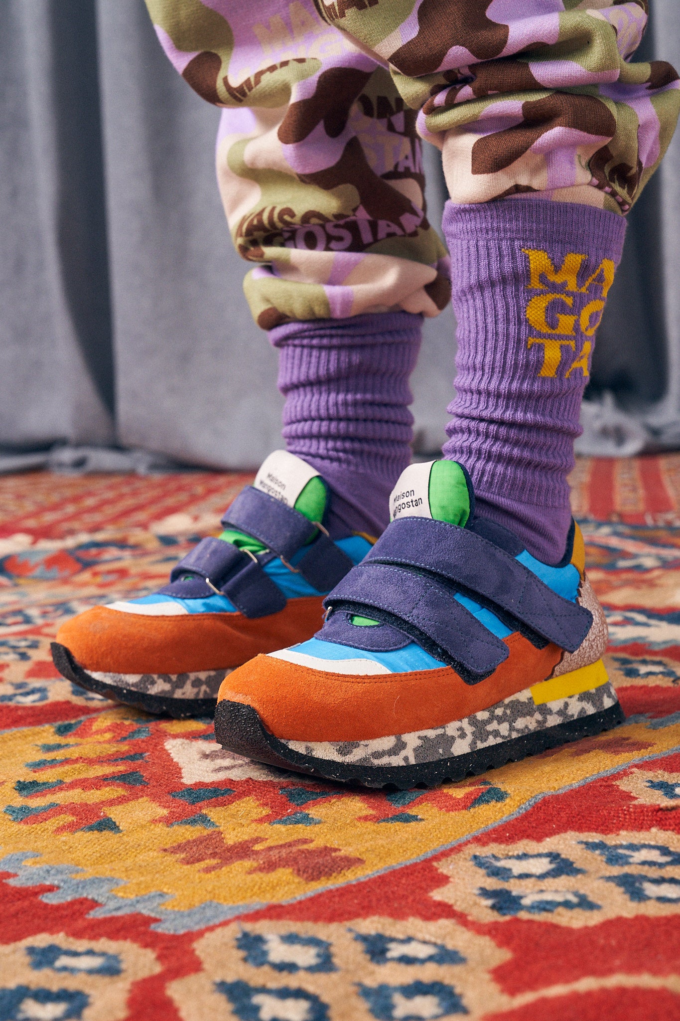 PLANET LOGO SOCK PURPLE