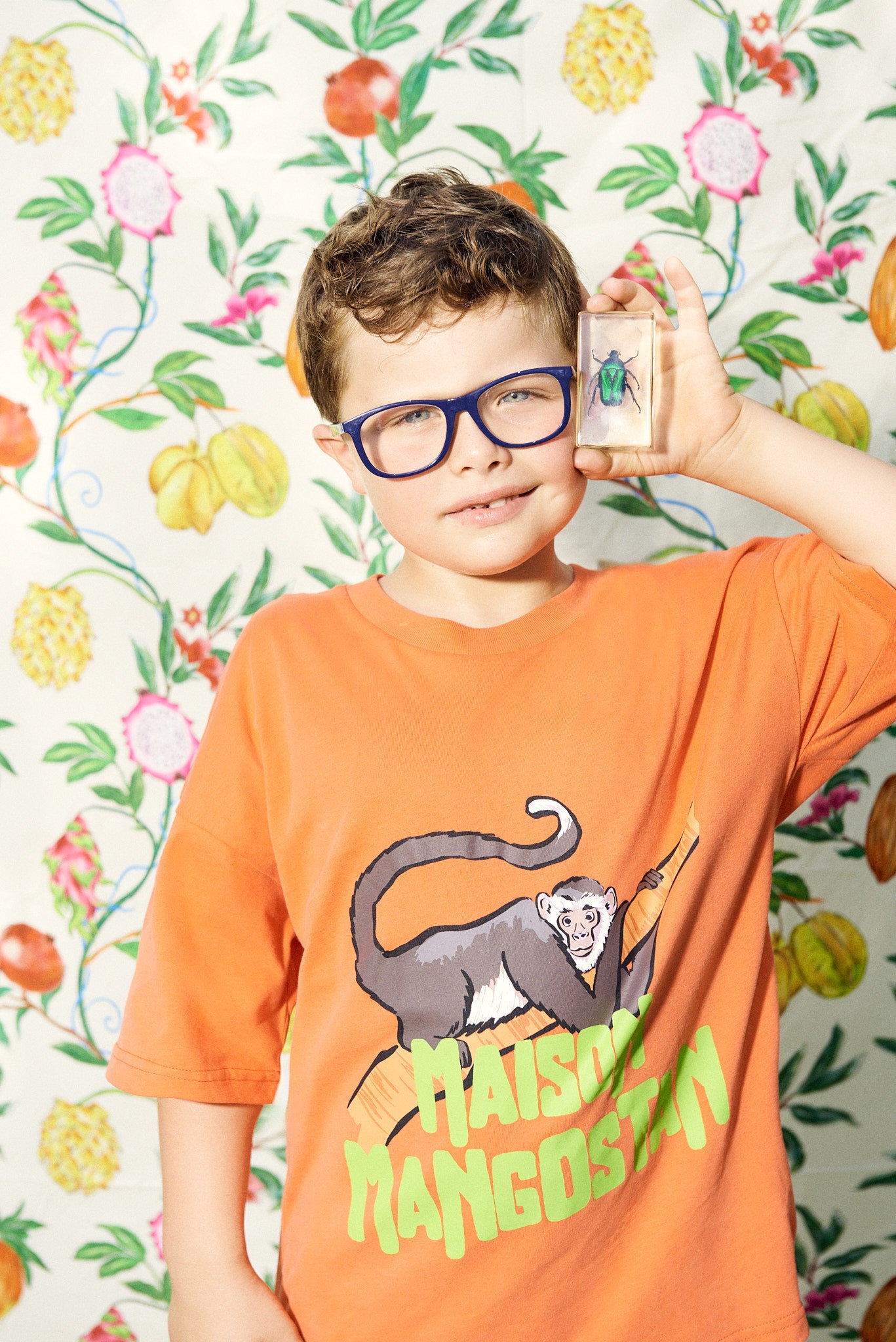 MONKEY FOREST T-SHIRT RED