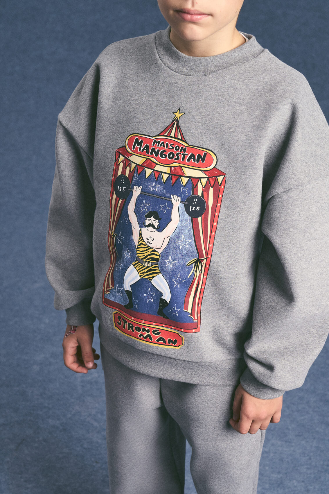 STRONG MAN SWEATPANTS GREY