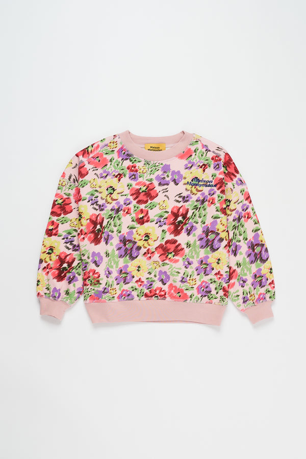 Glitch Flowers Sweatshirt