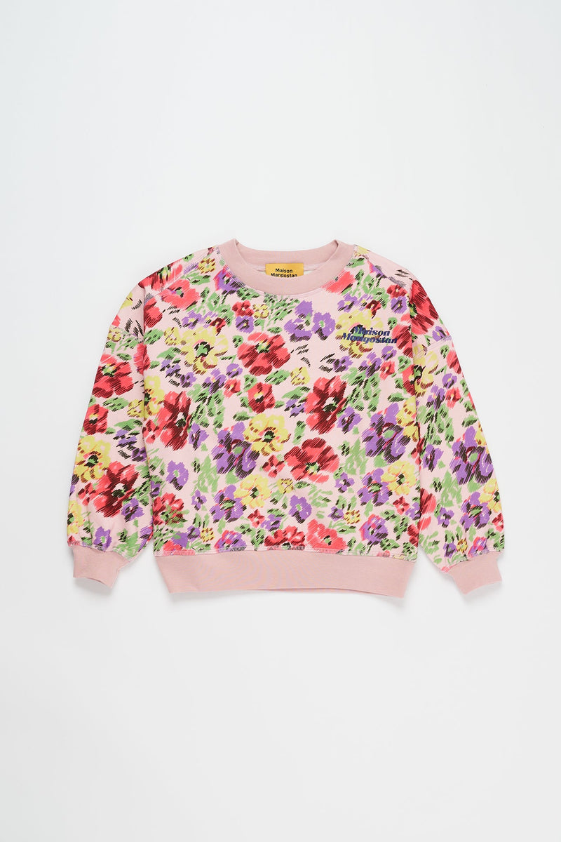 Glitch Flowers Sweatshirt Adult
