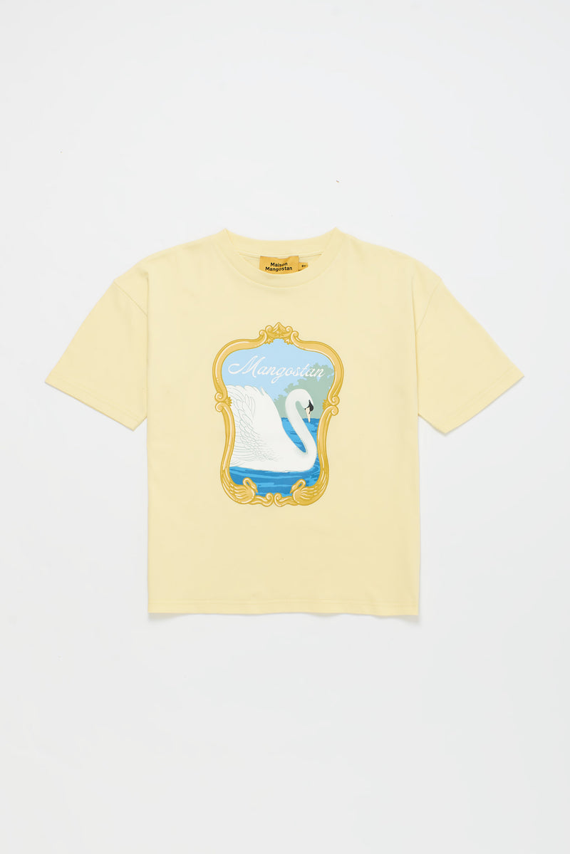 T-SHIRT SCHWAN VANILLE