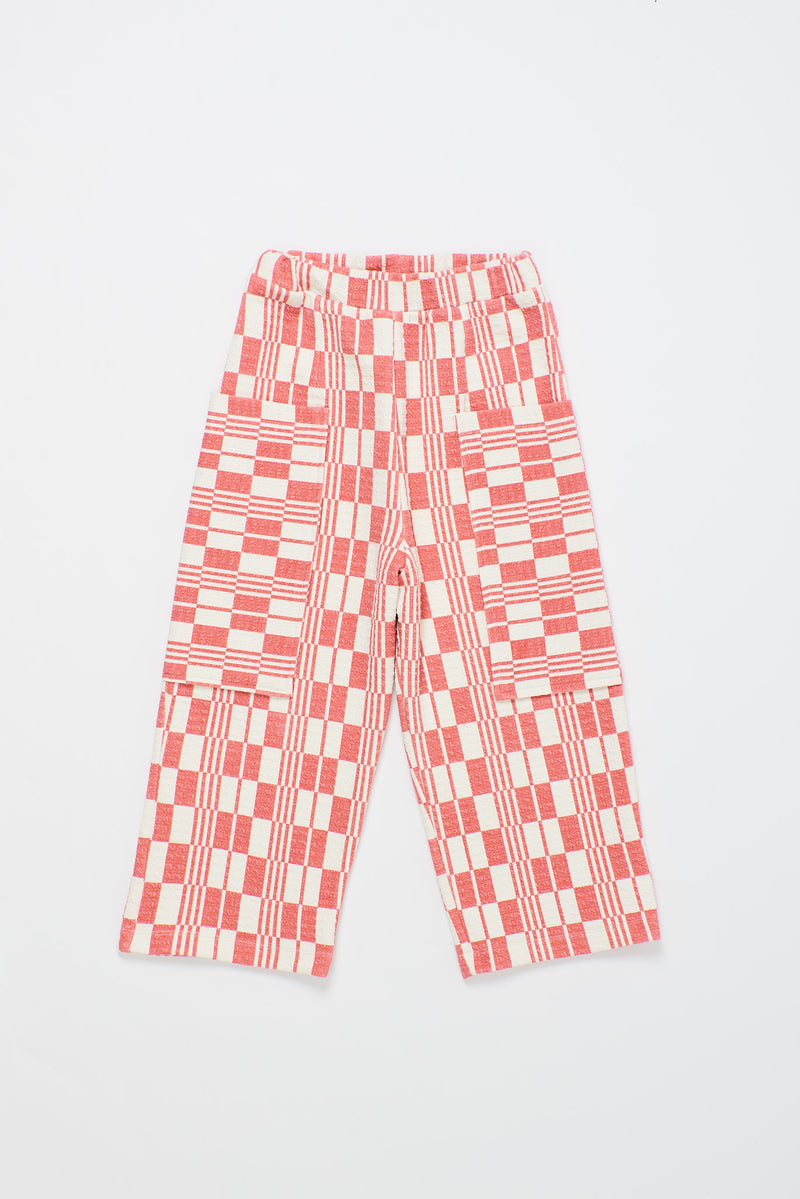 DECKEHOSE ROT/WEISS 