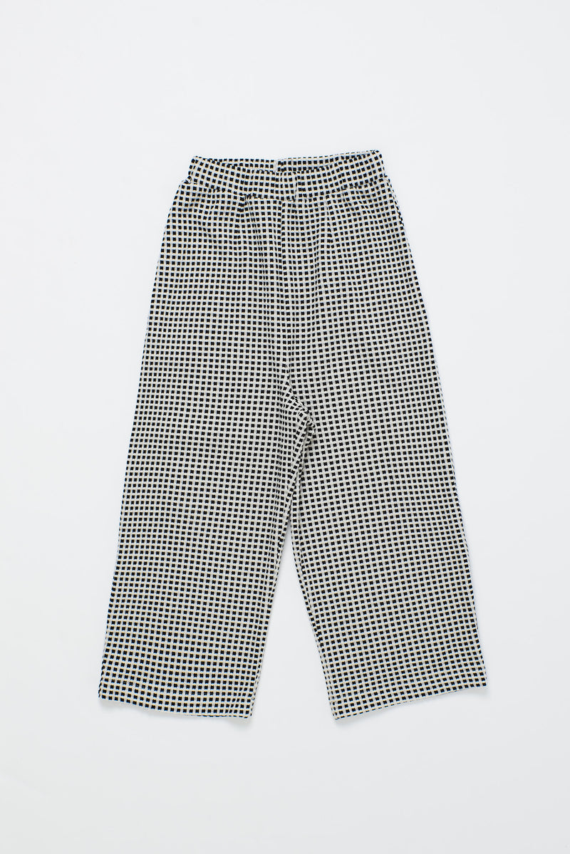 KARIERTE HOSE SCHWARZ/WEISS 