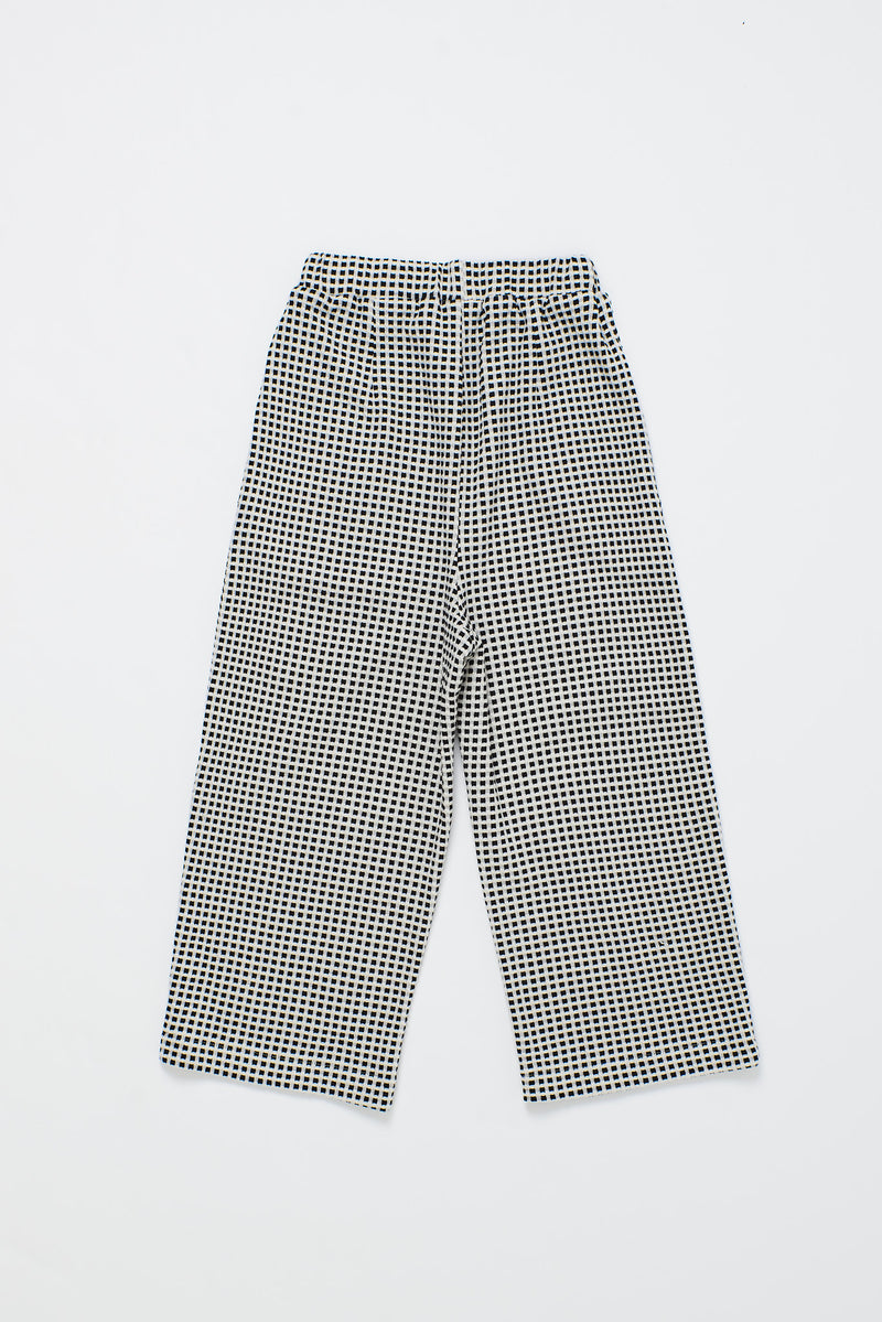 KARIERTE HOSE SCHWARZ/WEISS 